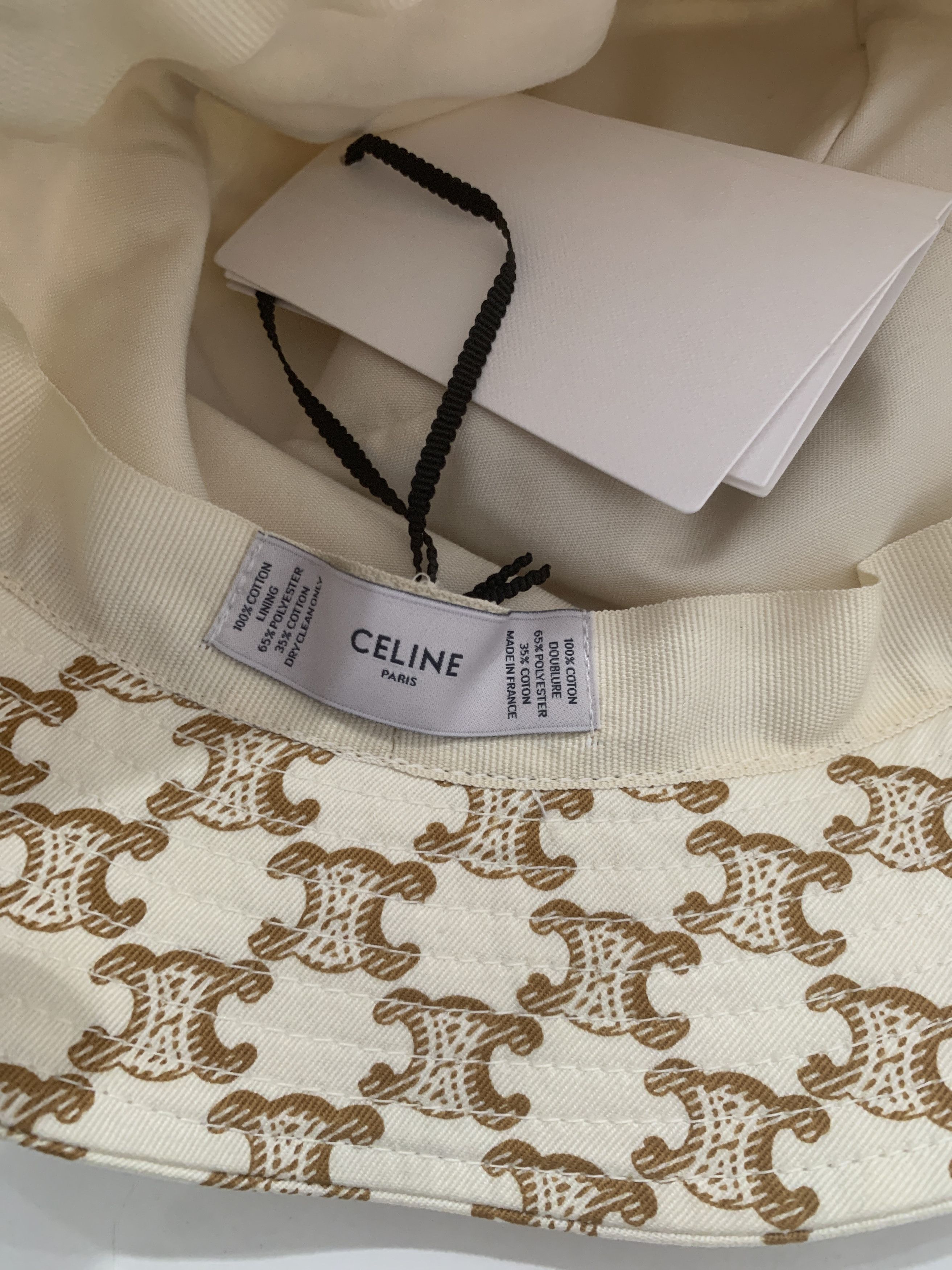 Celine × Hedi Slimane Celine triomphe bucket hat M size super rare Size ONE SIZE - 9 Thumbnail