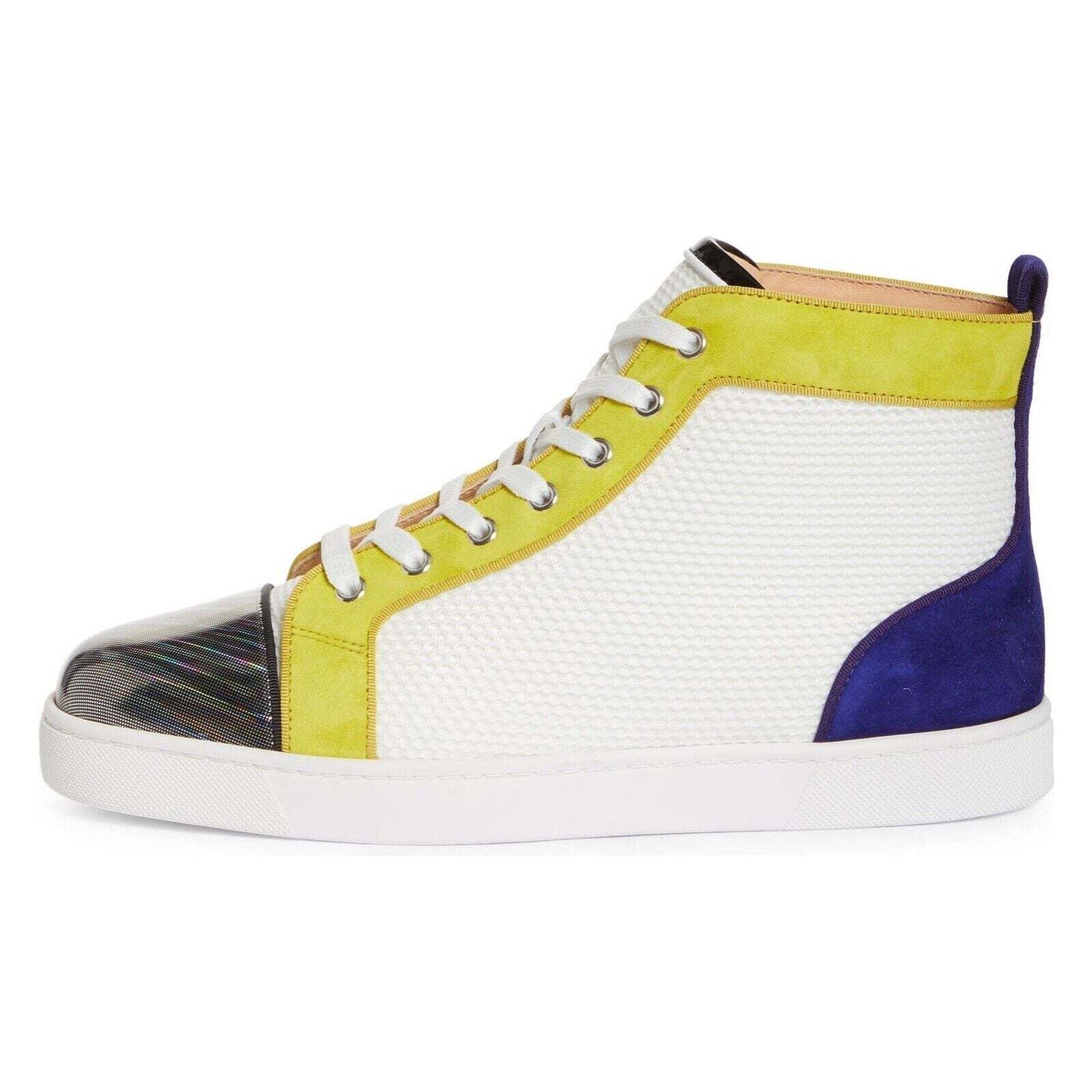 Christian Louboutin Christian Louboutin Men Louis Orlato Flat White Yellow Size US 9.5 / EU 42-43 - 3 Thumbnail