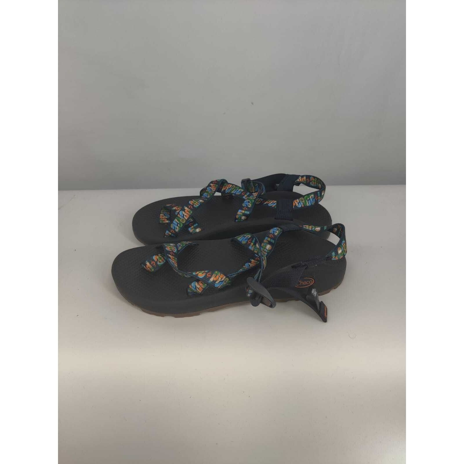 Chaco CHACO MEN Z/CLOUD2 ADJUSTABLE STRAP SANDAL PEACE NAVY SIZE 9 Size US 9 / EU 42 - 3 Thumbnail