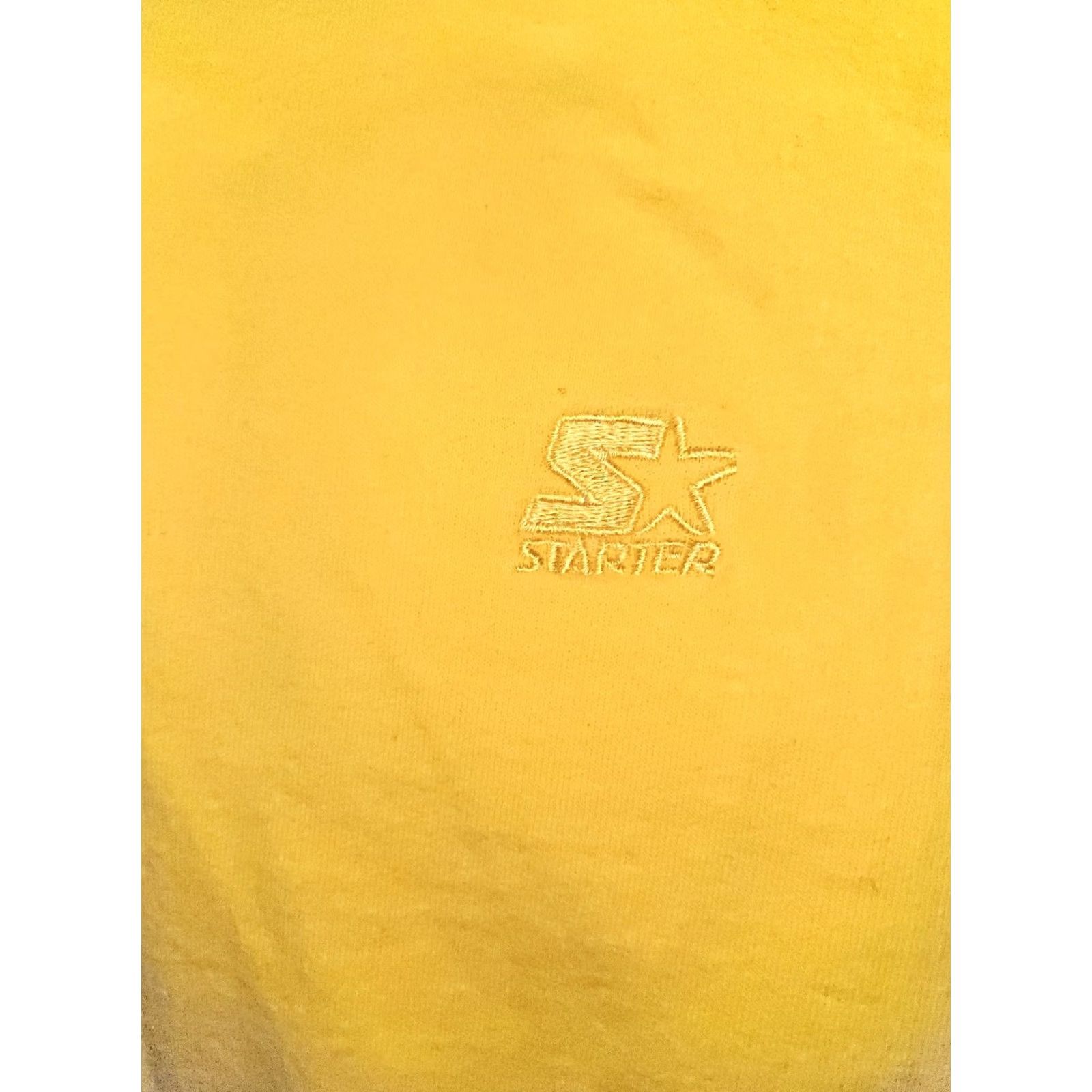 Starter VINTAGE Starter Sweatshirt Men L Yellow Long Sleeve Logo Sports 90s Y2K Embroidered Crew Neck Pullover Size US L / EU 52-54 / 3 - 6 Thumbnail