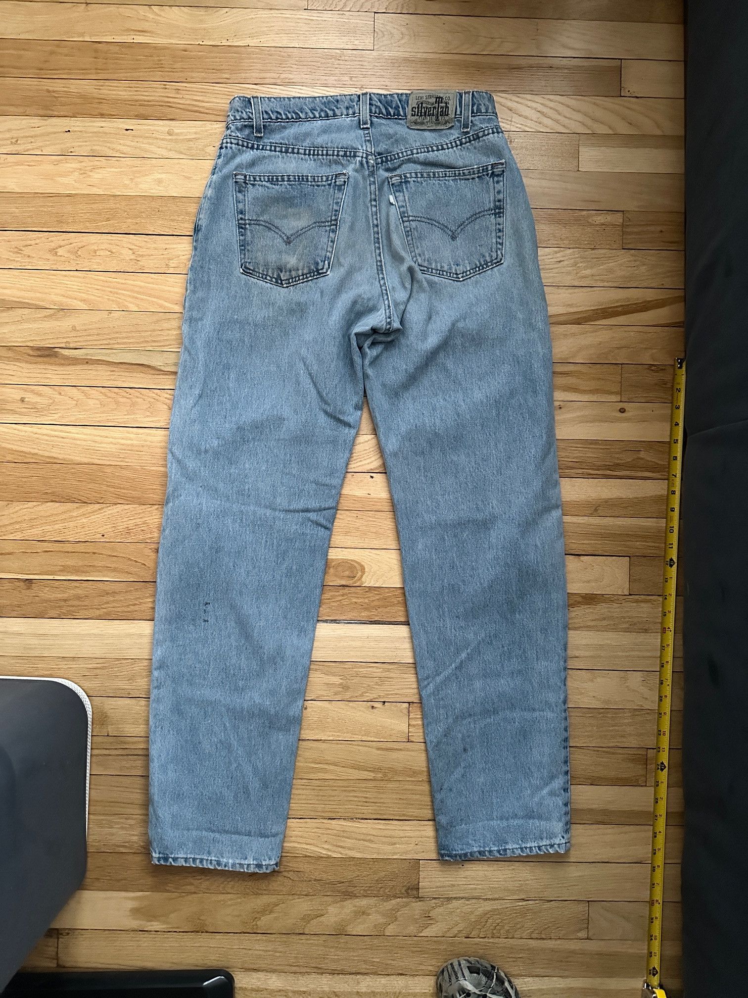 Levi's Vintage 90's Silvertab Levi's Relaxed Blue Label USA 33x34 Size US 33 - 6 Thumbnail