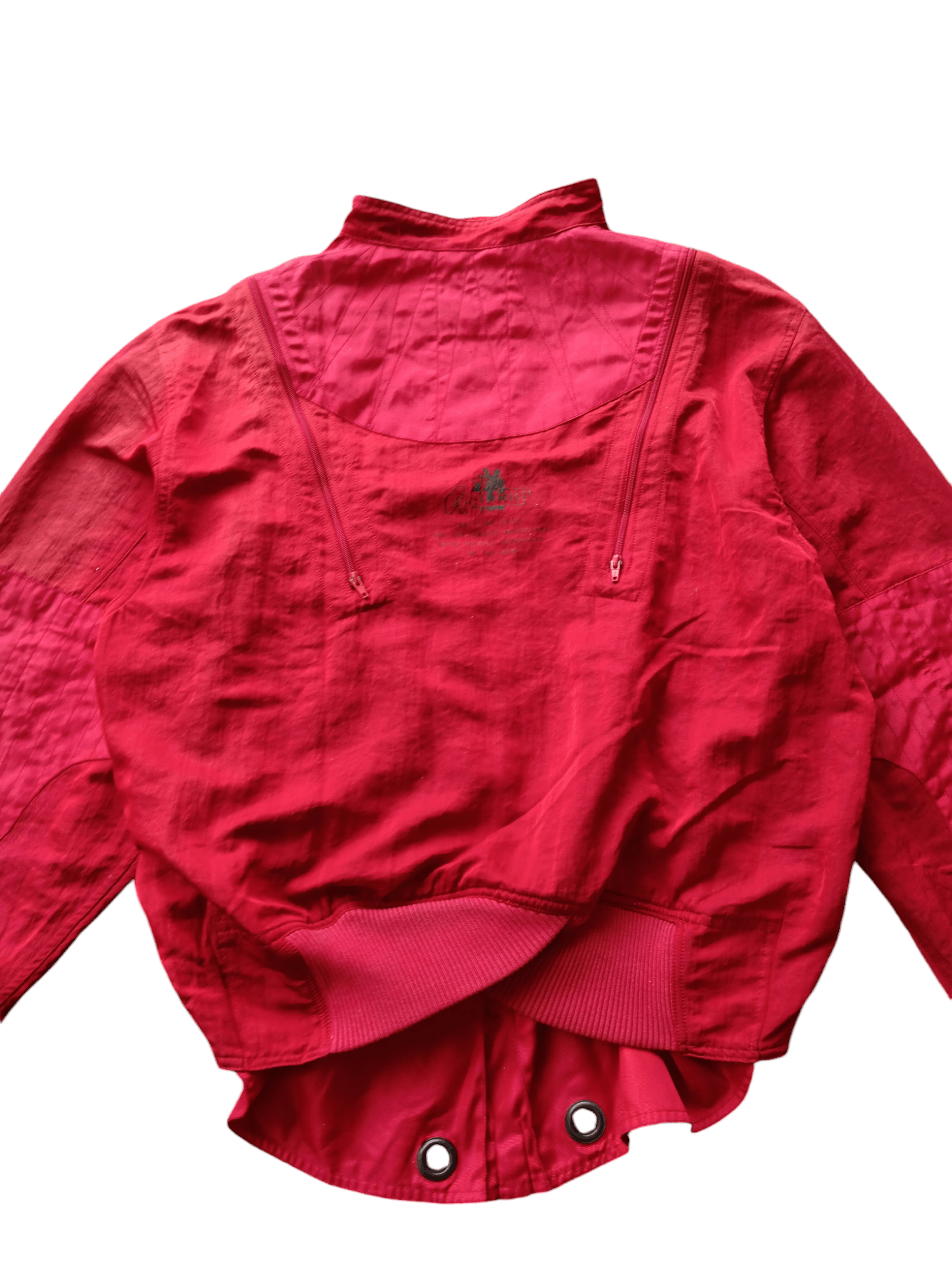 Vintage 😍RARE😍VINTAGE GALLOP MOTORCYCLES RED BOMBER NYLON JACKET Size US XL / EU 56 / 4 - 7 Thumbnail