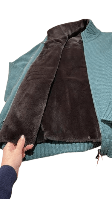 Loro Piana o1w1db10225 Reversible Bomber Colman Baby Cashmere Jacket Size US M / EU 48-50 / 2 - 9 Thumbnail