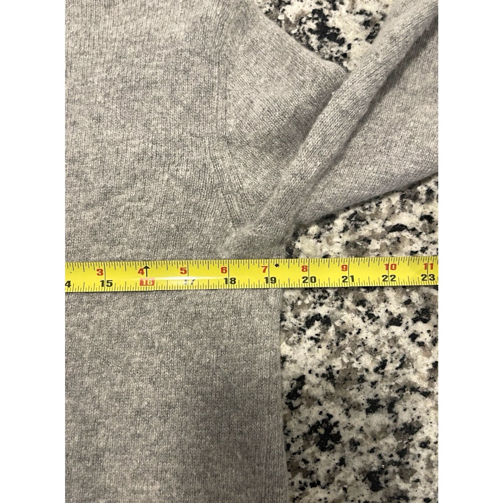 Vintage Jenni Kayne Sweater Women XS Gray Cashmere Wool Blend Crewneck Pullover Knit All Seasons Designer Womens Size XS / US 0-2 / IT 36-38 - 3 Thumbnail