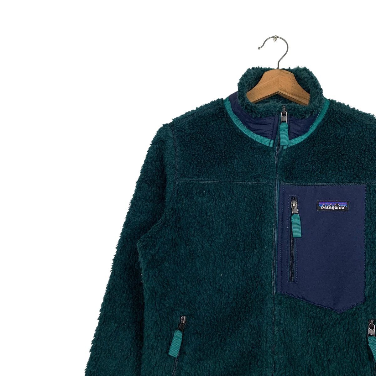Patagonia PATAGONIA Deep Pile Turtleneck Green Fleece Jacket 2465-C111 Size US S / EU 44-46 / 1 - 4 Thumbnail