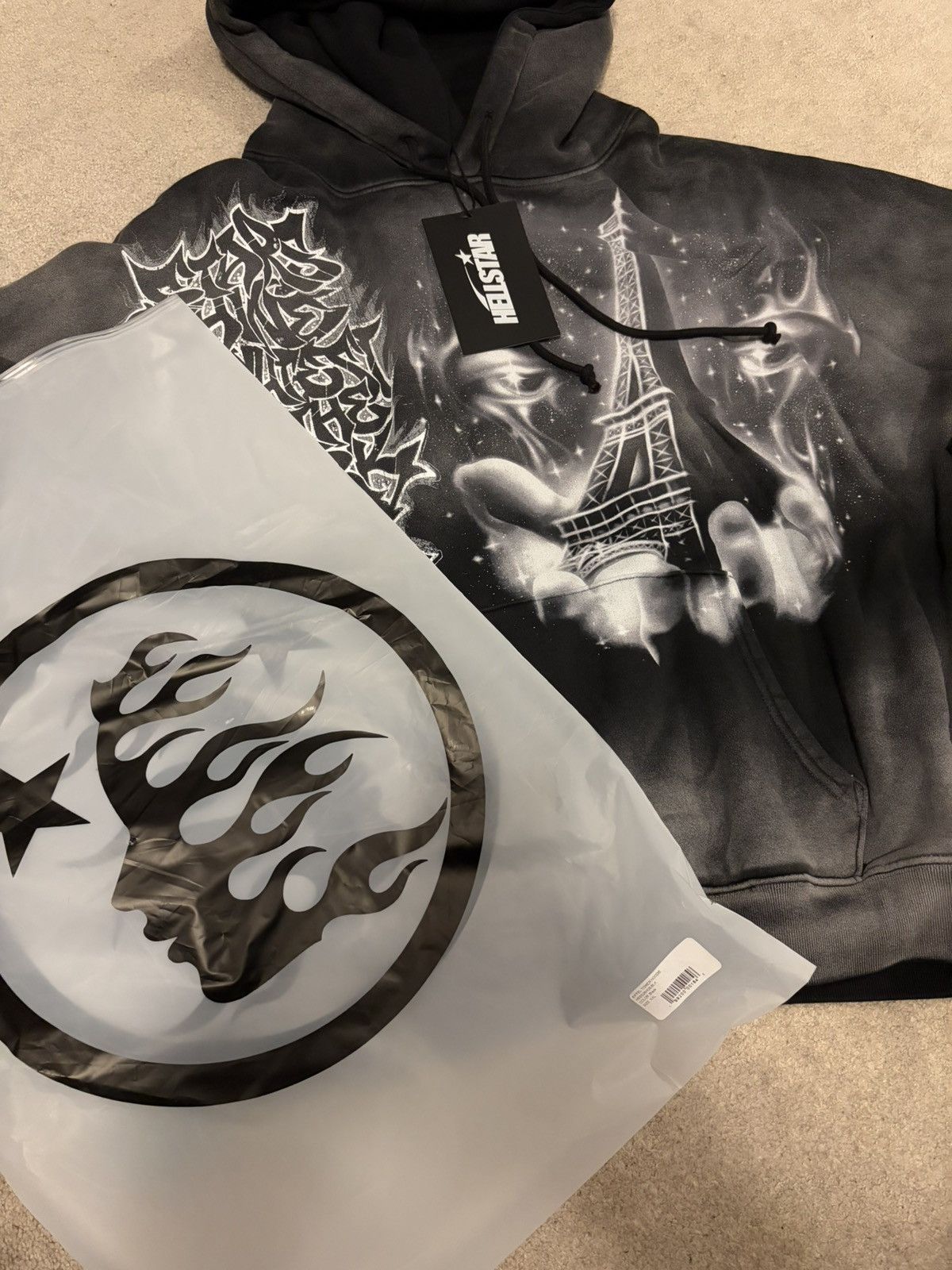 HELLSTAR Hellstar eiffel tower hoodie from paris drop 2xl nw Size US XXL / EU 58 / 5 - 2 Thumbnail