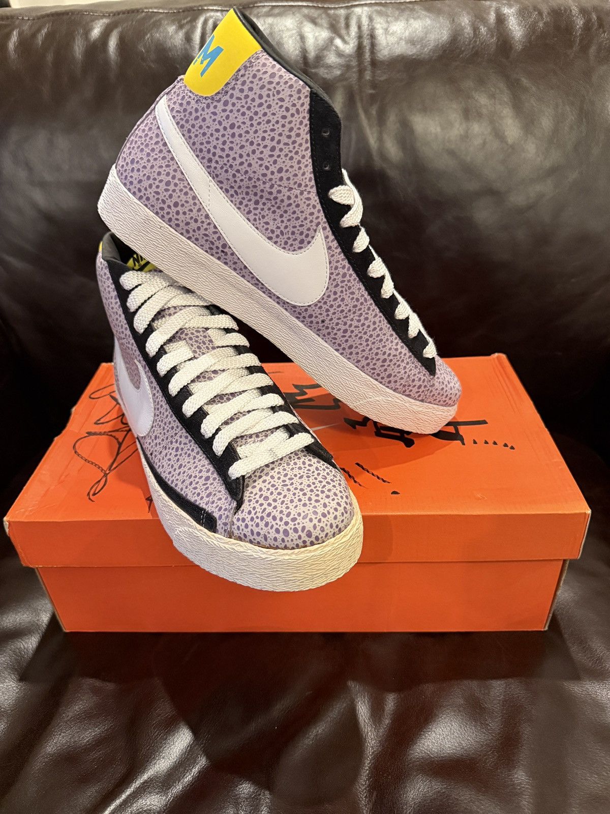 Nike SIGNED Nike Blazer Mid PRM DQM Safari 317435-511 New DS 11M Size US 11 / EU 44 - 5 Thumbnail