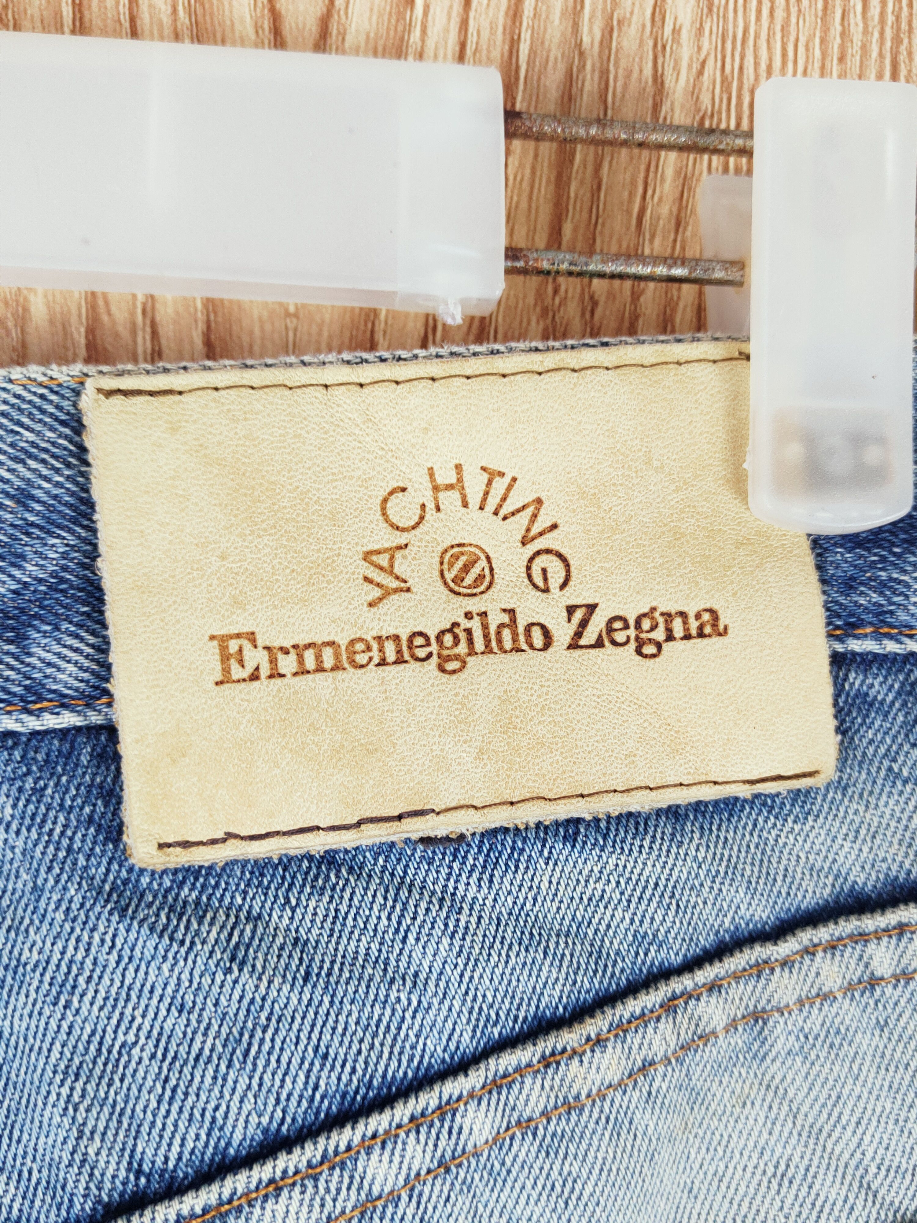 Ermenegildo Zegna D Ermenegildo Zegna Faded Distressed Ripped Jeans #S2740 Size US 33 - 8 Thumbnail