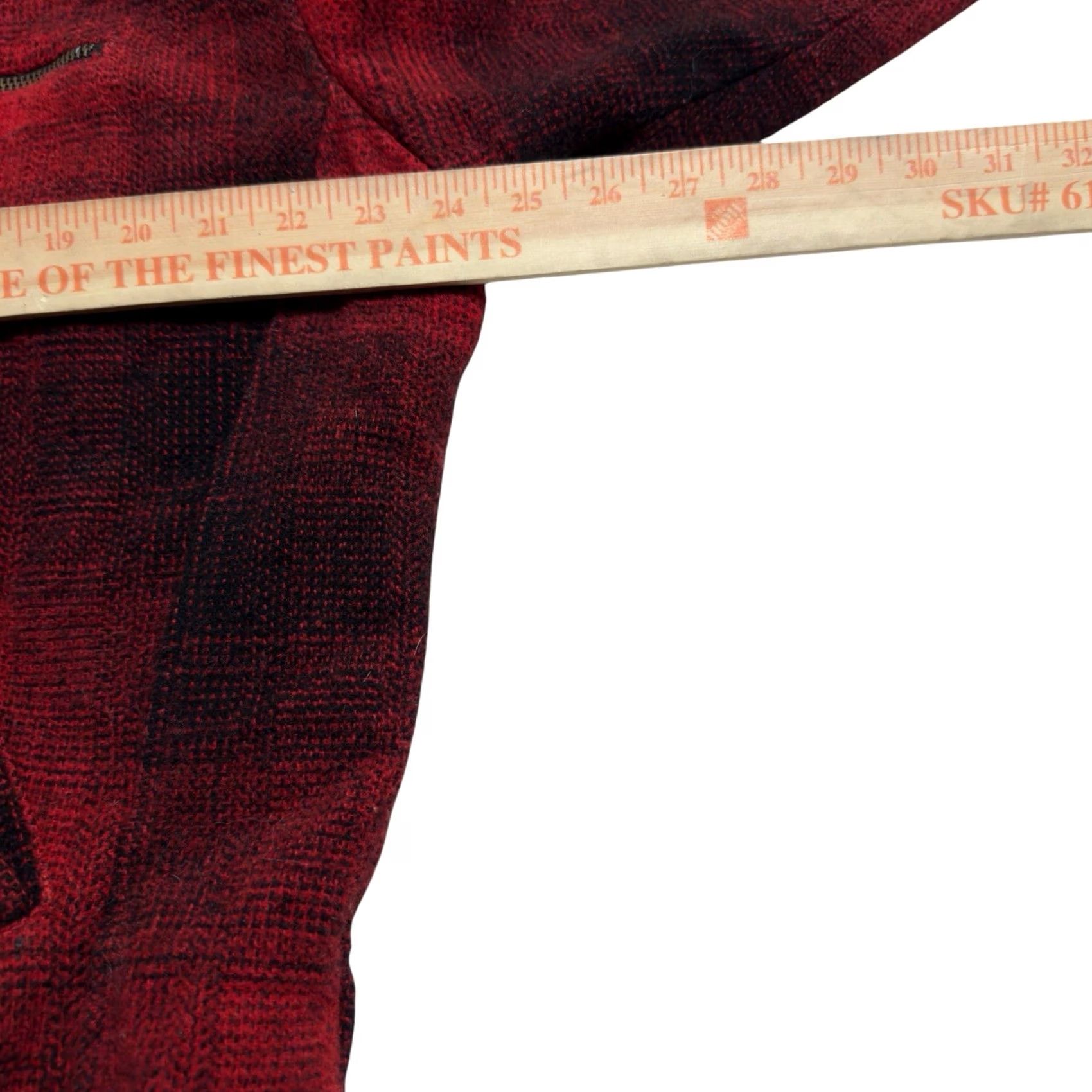 Vintage VINTAGE M Julian B. Free Wool Blend Plaid Flannel Jacket Red/Black USA Made Sz L Mens Jacket Size US L / EU 52-54 / 3 - 5 Thumbnail