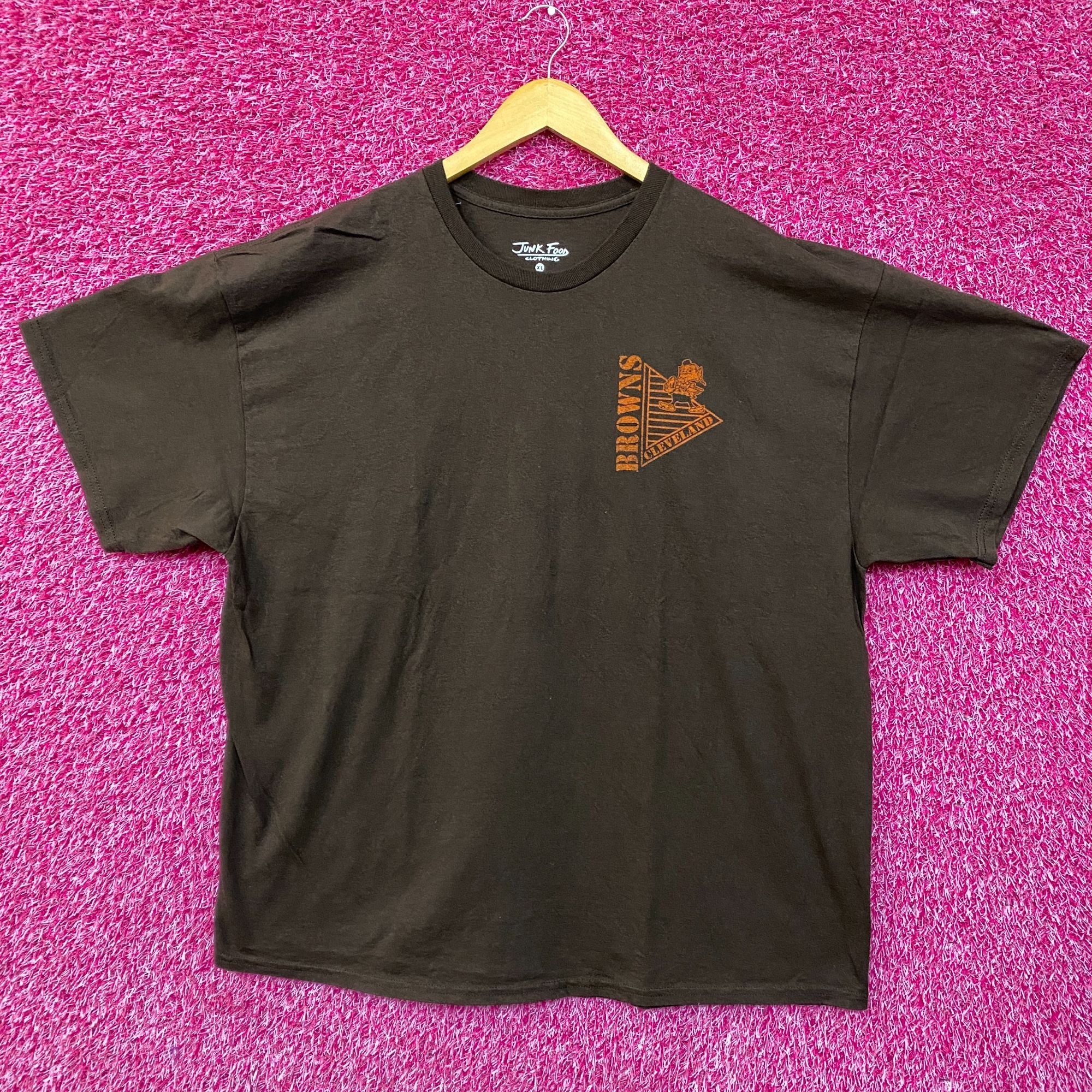 Junk Food NFL Franchise AFC North Cleveland Browns T-Shirt XL Size US XL / EU 56 / 4 - 2 Thumbnail