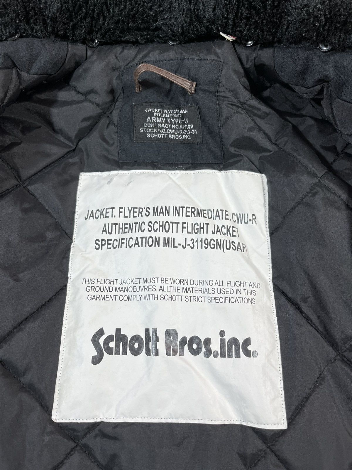 Schott Schott Bros. Vintage Bomber Jacket Size US M / EU 48-50 / 2 - 9 Thumbnail