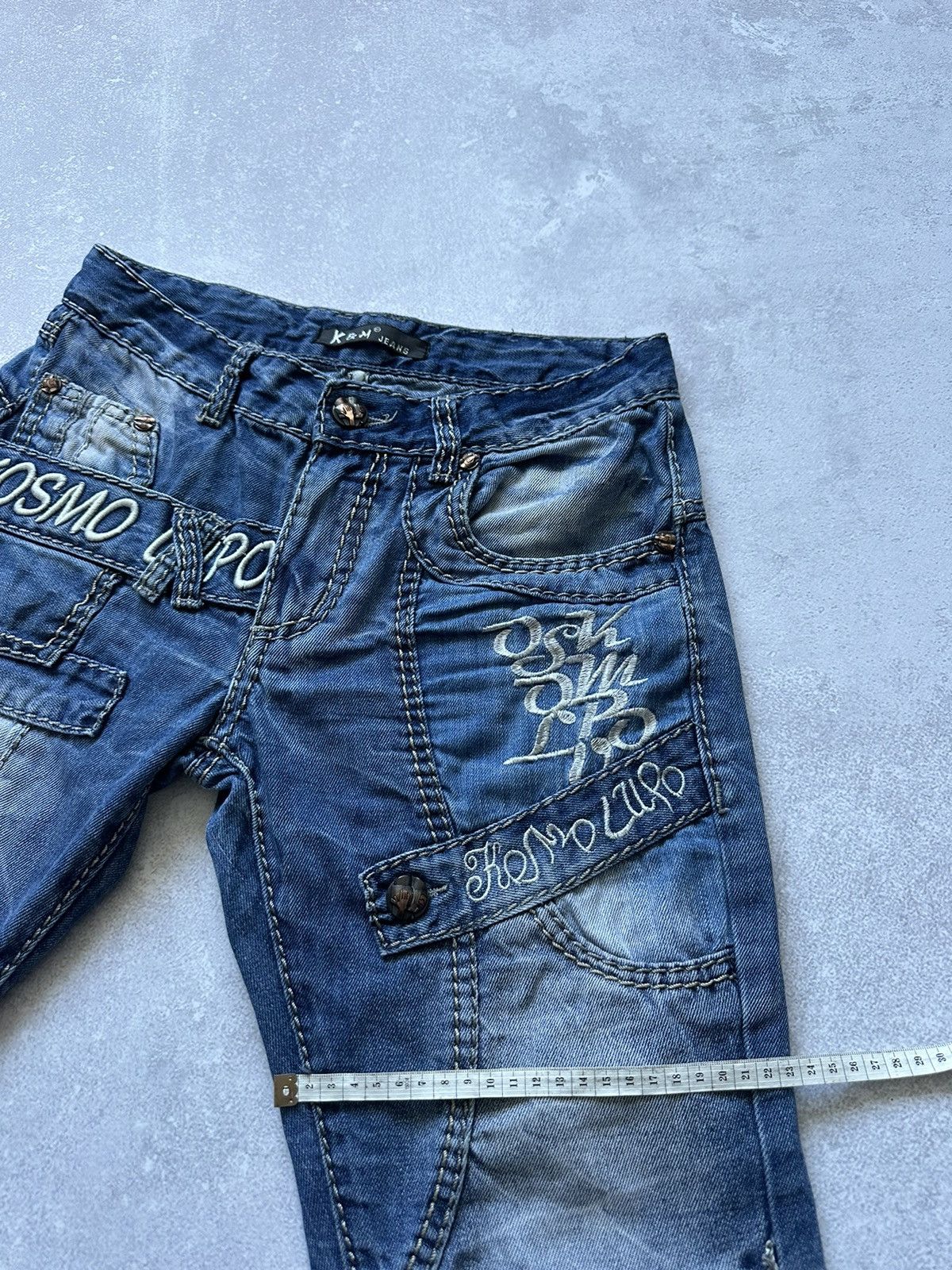 Japanese Brand × Vintage Jeans Kosmo-Lupo Y2K Japanese Style size 29 Vintage Crazy Size US 29 - 11 Thumbnail