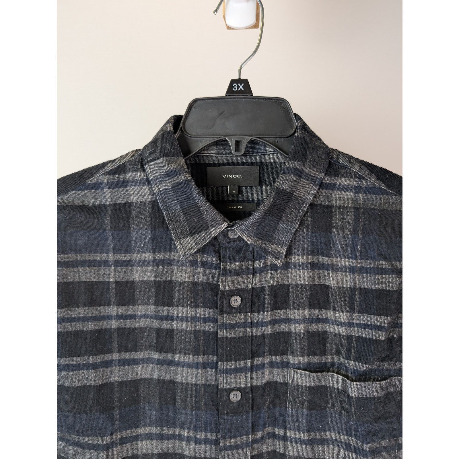 Vince o1rshd1 CC20 Classic Fit Button up Shirt in Multicolor Size US M / EU 48-50 / 2 - 7 Thumbnail