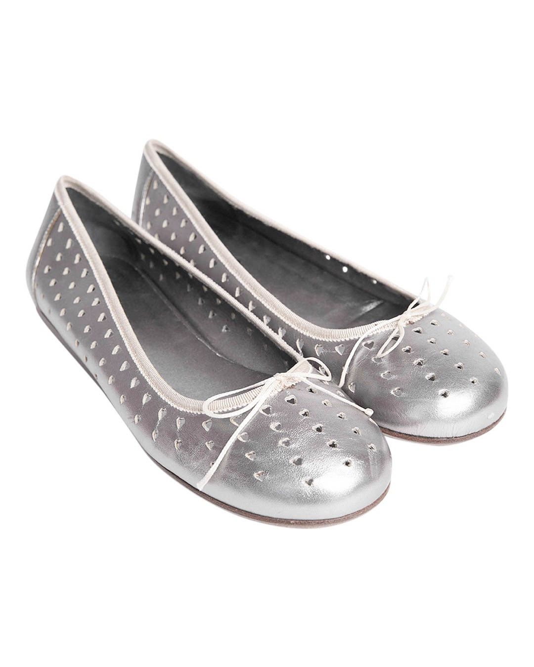 Prada Prada Silver Heart Ballerina Size US 10 / IT 40 - 4 Thumbnail