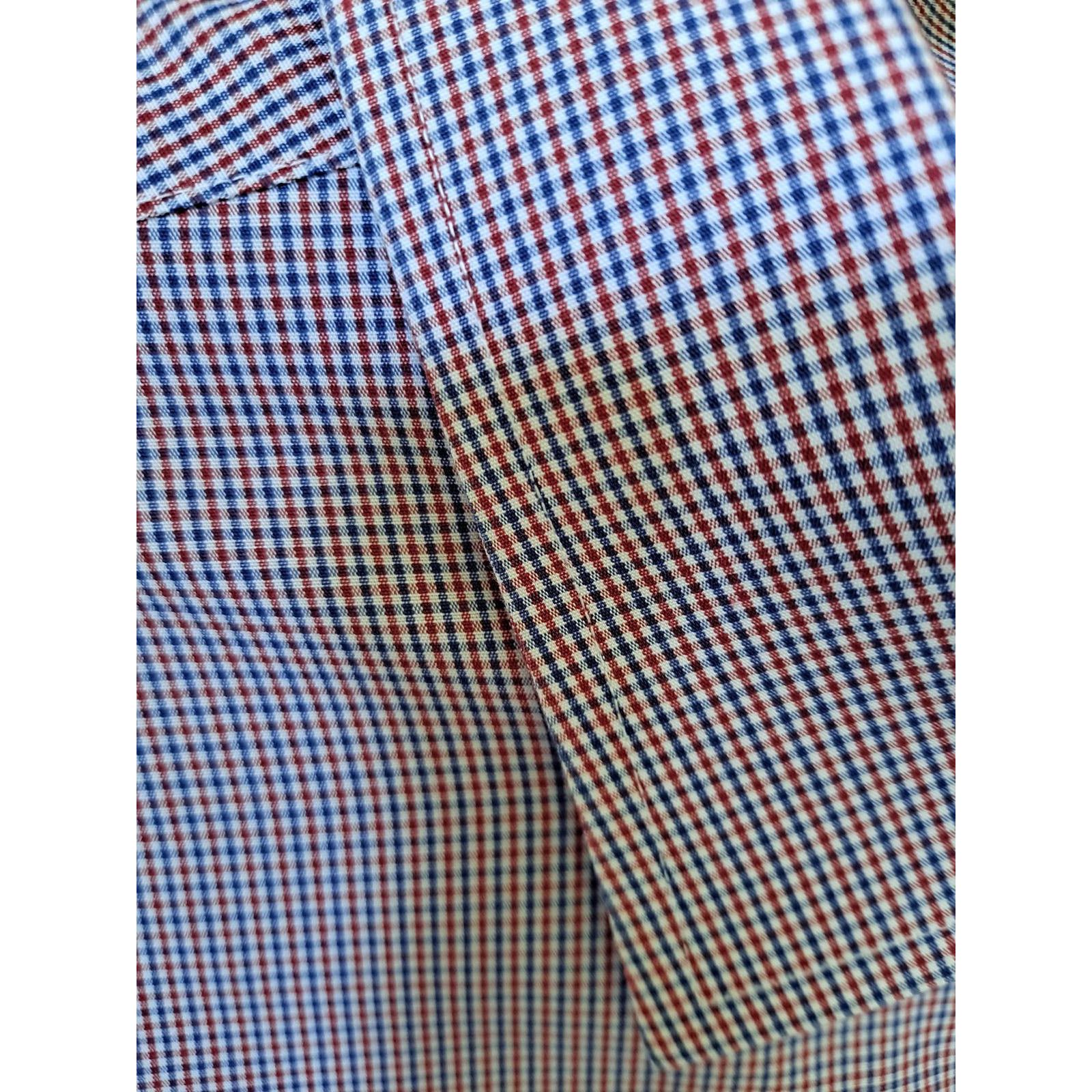 Brooks Brothers Brooks Brothers Button Up Red White and Blue Checked Shirt Size US L / EU 52-54 / 3 - 2 Thumbnail