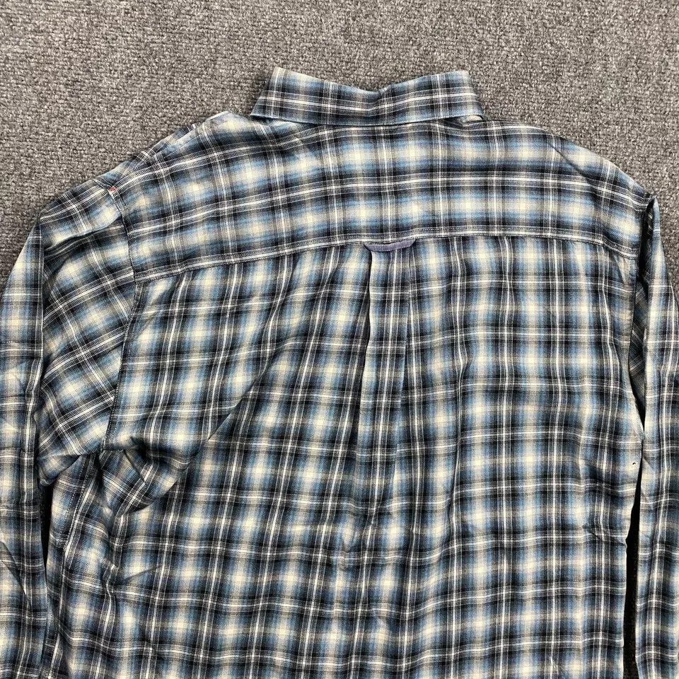 Nat Nast Nat Nast Shirt Mens Large Plaid Button Up American Fit Silk Size US L / EU 52-54 / 3 - 8 Thumbnail