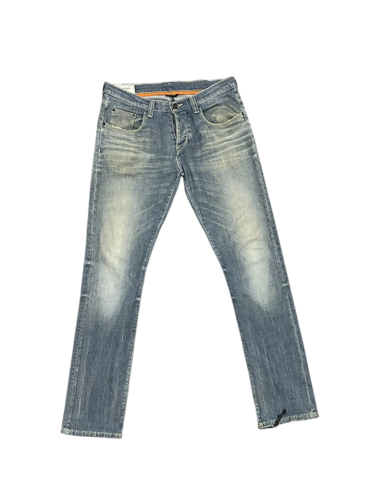 Napapijri Napapijri Stonewash Distressed Jeans Size US 34 / EU 50 - 1 Thumbnail