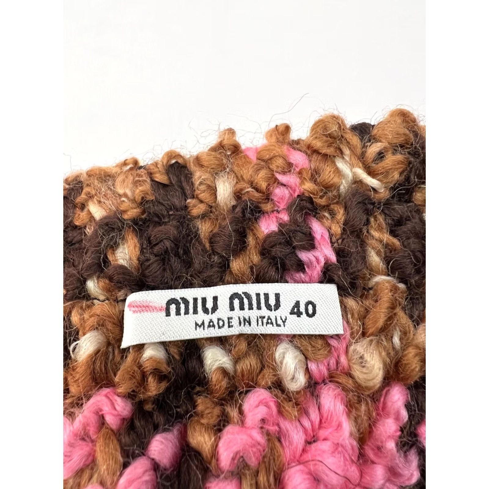 Miu Miu Miu Miu Skirt Wool Cotton Tweed Multicolor Size 40 Ladies Regular Medium? Size 27" / US 4 / IT 40 - 5 Thumbnail