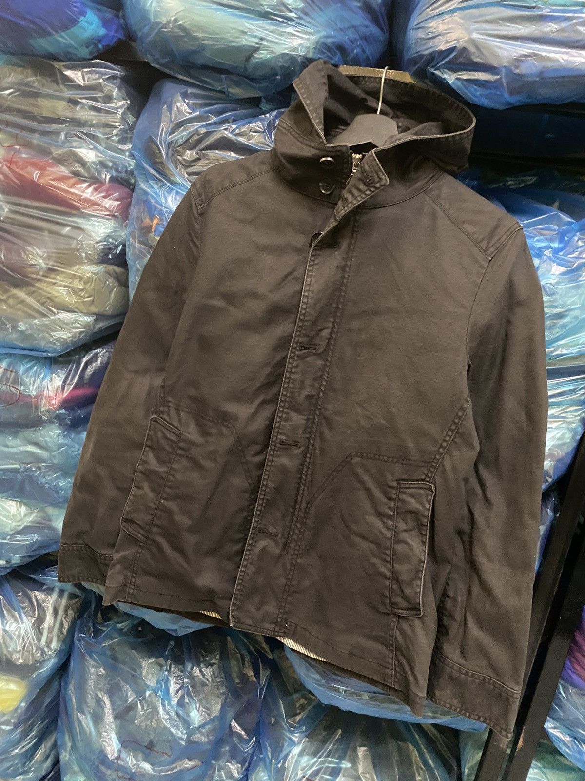 United Arrows United Arrows Rhythm of Life Black Cotton Blend Field Jacket Size US S / EU 44-46 / 1 - 2 Thumbnail
