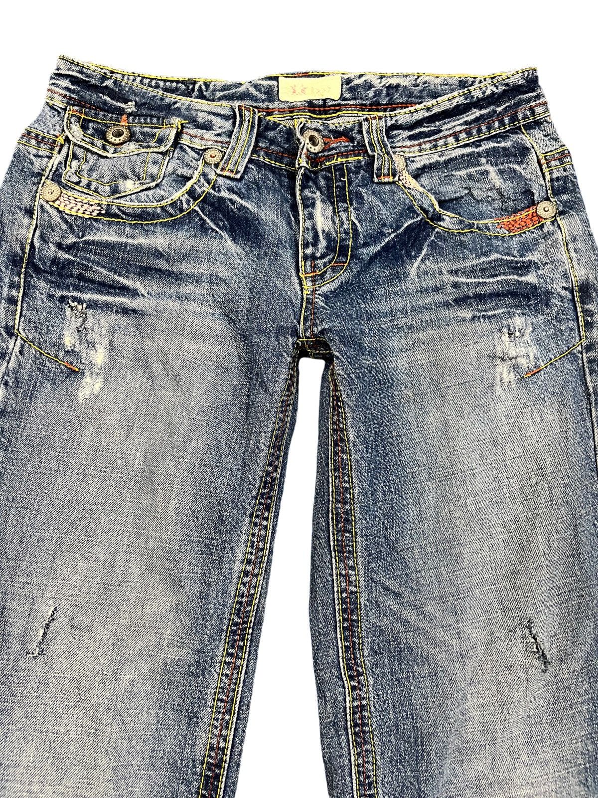 Japanese Brand × Seditionaries Vintage Japanese Brand Flare Punk Denim Size US 30 / EU 46 - 2 Thumbnail