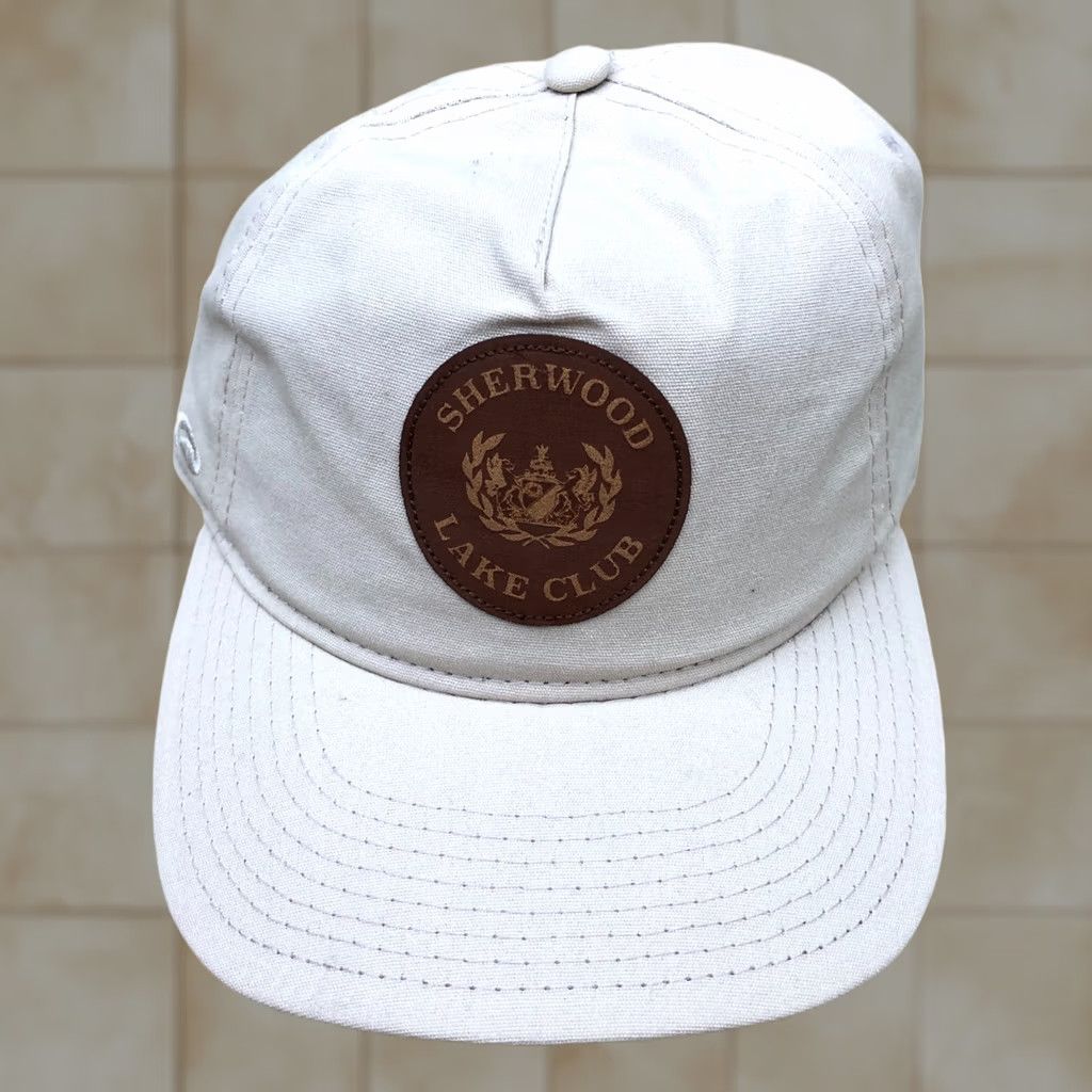 J Brand PUKKA SHERWOOD LAKE CLUB Hat Men's Adjustable Cap Beige One Size Brand New Cap Baseball Cap Navy? Size ONE SIZE - 1 Thumbnail