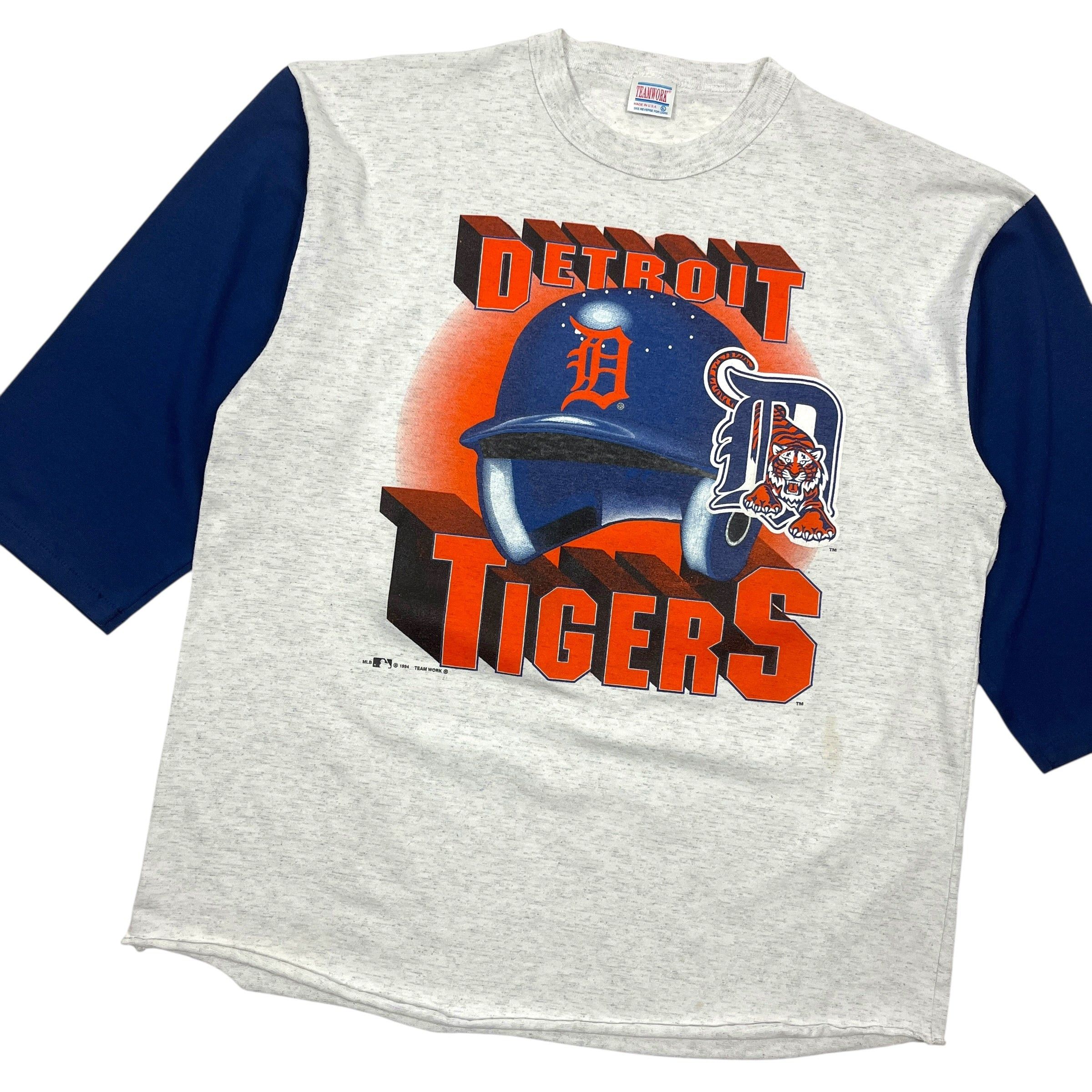 MLB 1994 Detroit Tigers USA Made Raglan - Size XL Size US XL / EU 56 / 4 - 2 Thumbnail
