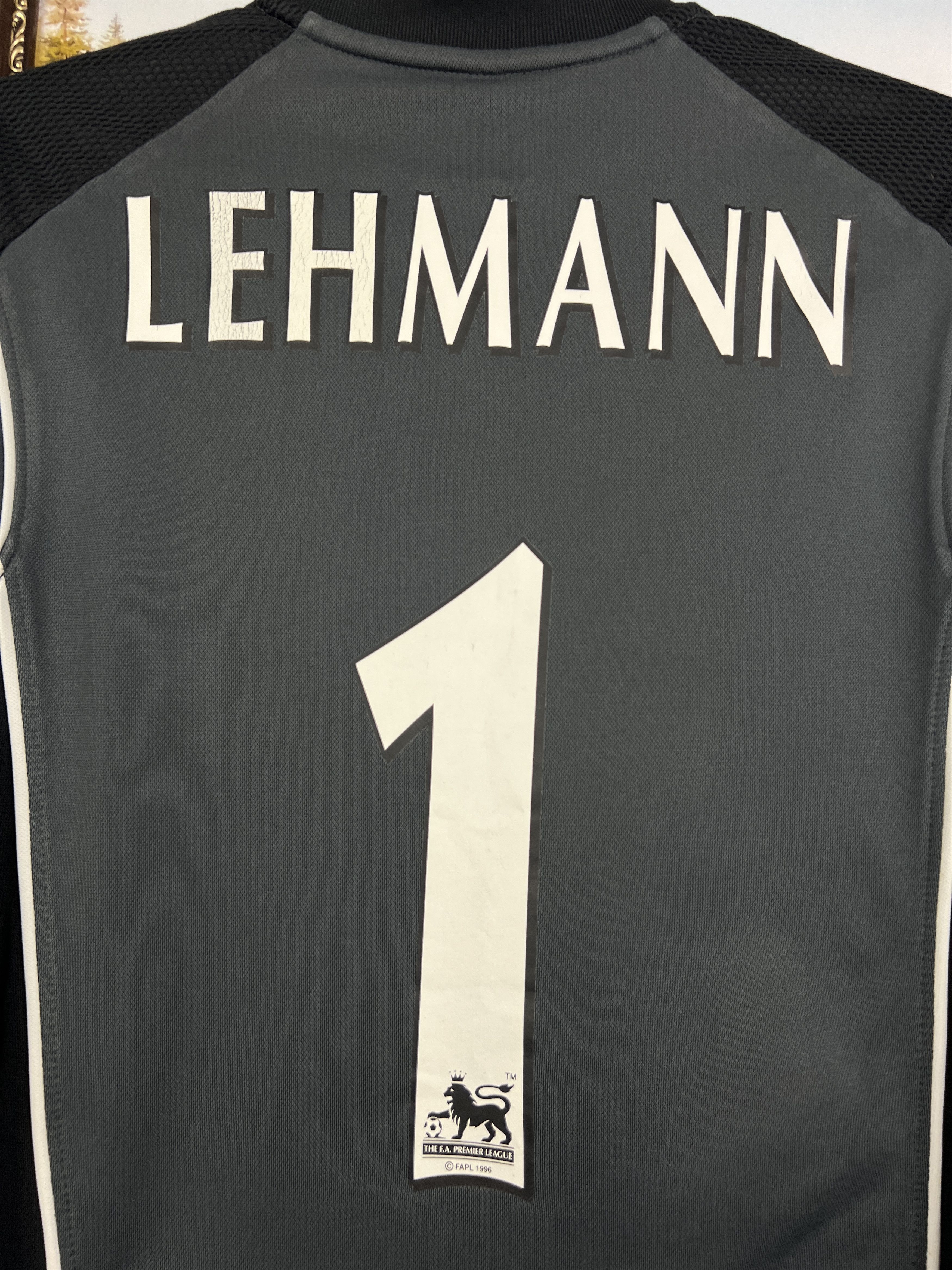Nike Arsenal Goalkeeper shirt Soccer #1 Lehmann Jersey Sz Boys M Size US XXS / EU 40 - 11 Thumbnail