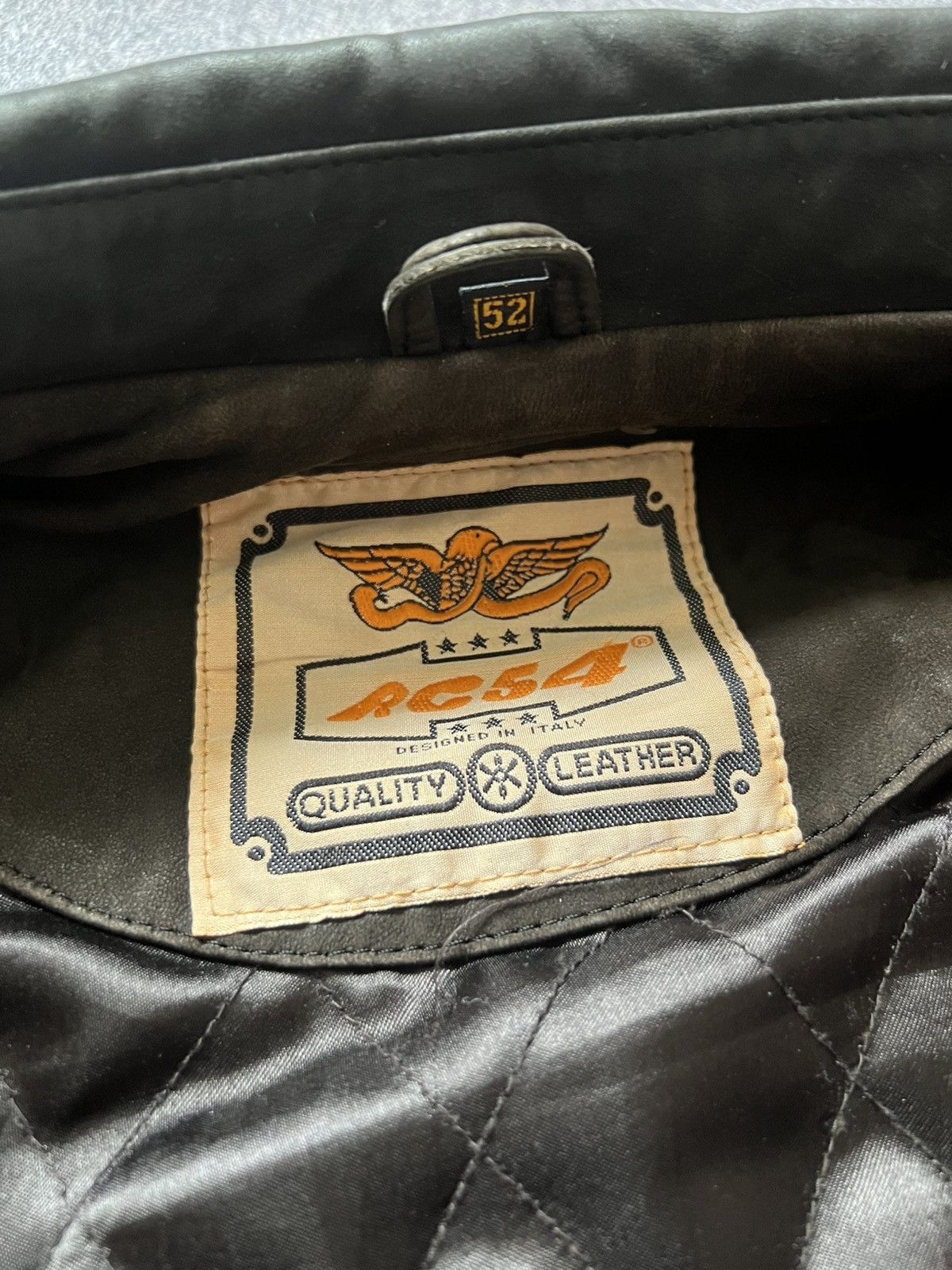 Leather Re-attachable Sleeves Brown vintage leather jacket Size US L / EU 52-54 / 3 - 6 Thumbnail