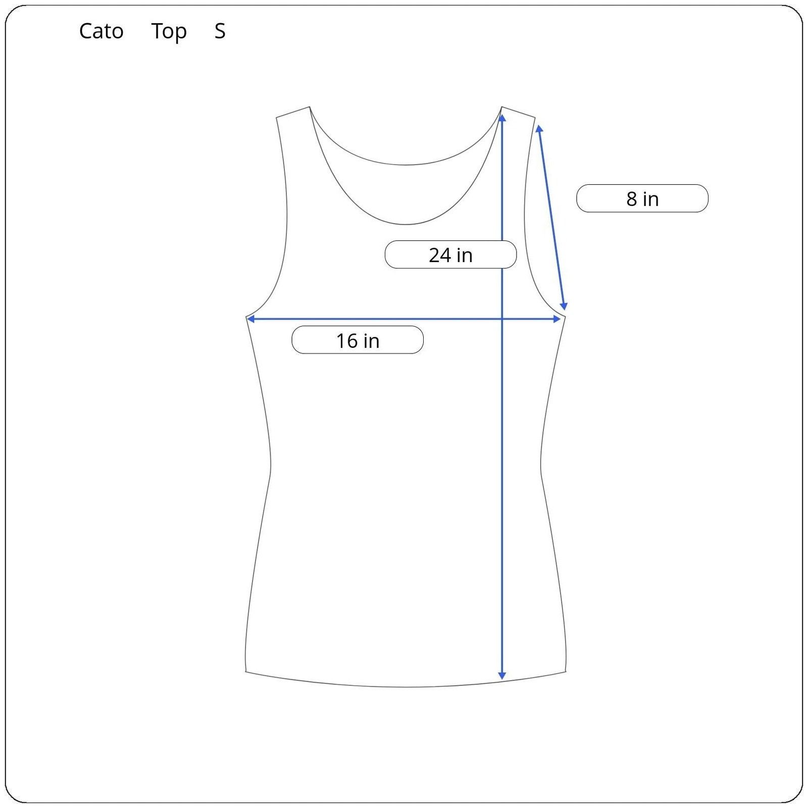 Other Cato Sleeveless Top Women's Size Small Size S / US 4 / IT 40 - 5 Thumbnail