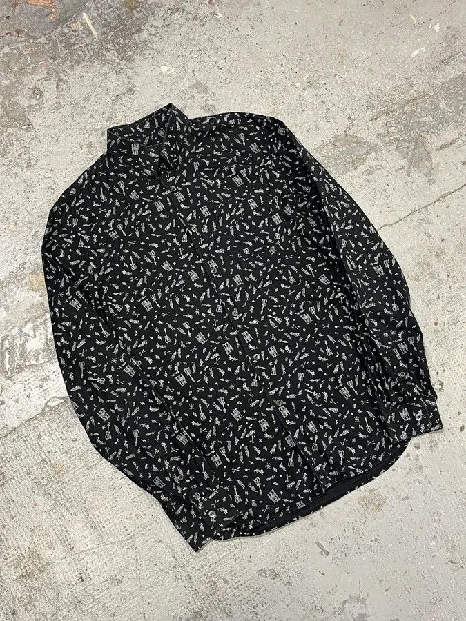 Prada 2010s Prada Black Mafia Relaxed Shirt Size US S / EU 44-46 / 1 - 4 Thumbnail