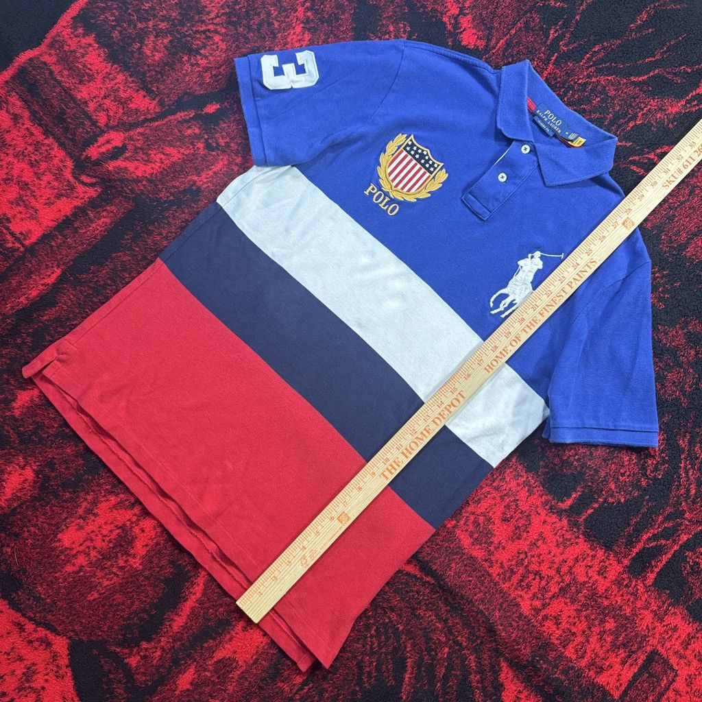 Polo Ralph Lauren Polo Ralph Lauren Big Pony USA Colorblock Polo Shirt Size US M / EU 48-50 / 2 - 5 Thumbnail