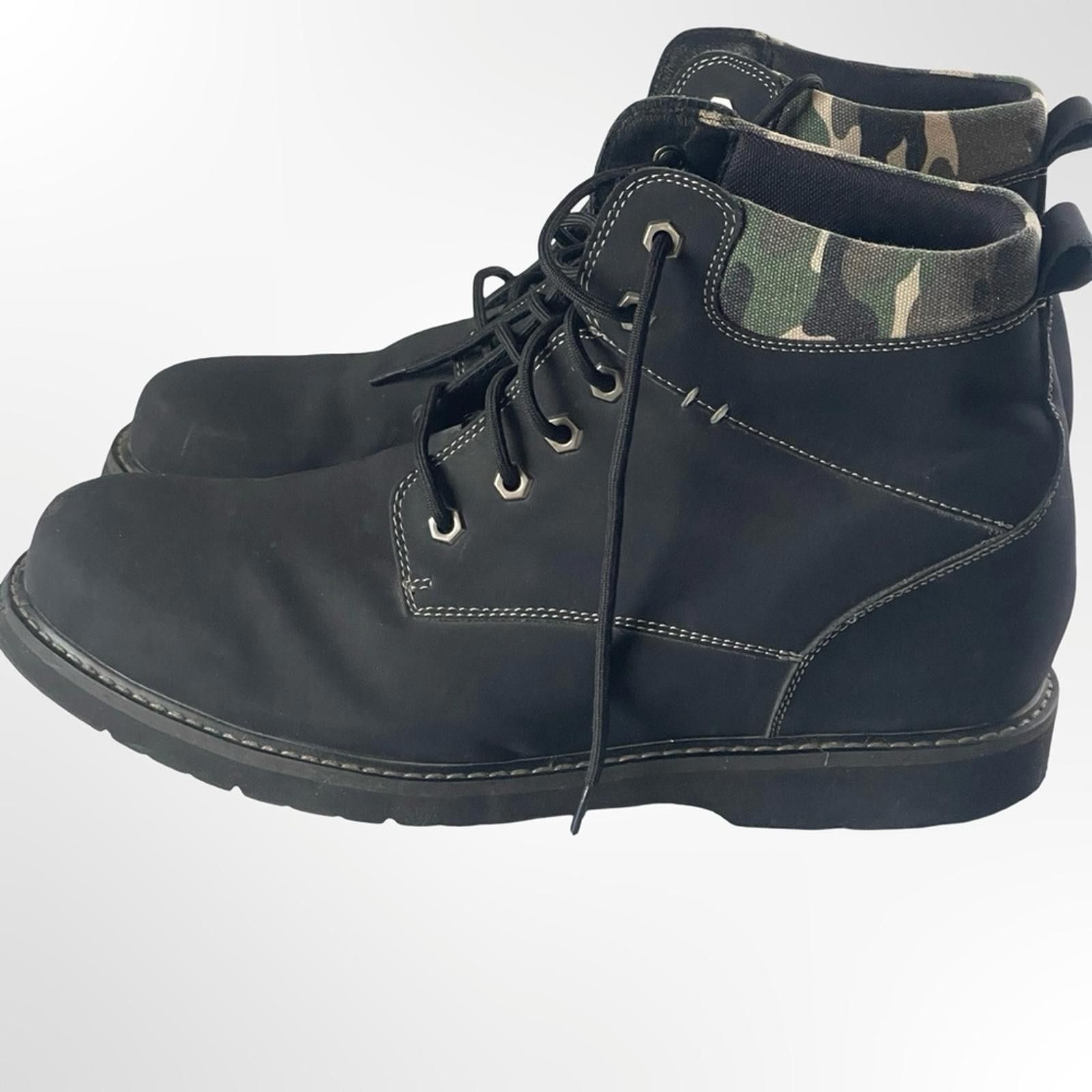 Cartoon Network Calto 2" heightened Black Camouflage Men's Boots in size 12 Size US 12 / EU 45 - 1 Thumbnail