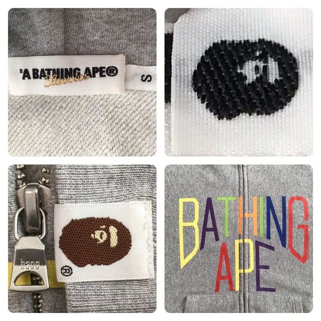 Bape × Nigo BAPE Logo full zip hoodie a bathing ape NIGO Size US S / EU 44-46 / 1 - 8 Thumbnail