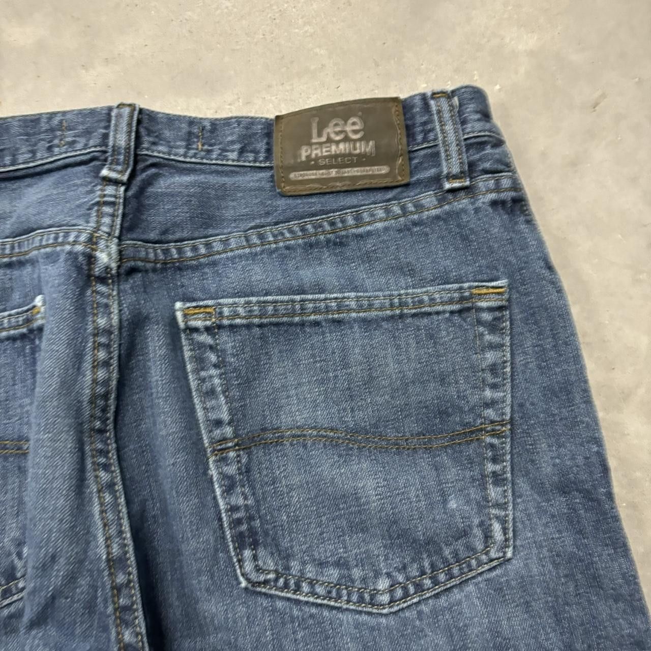 Japanese Brand × Vintage Crazy Vintage Y2K/2000s Grunge Dark Wash Denim Jeans! Size US 32 / EU 48 - 7 Thumbnail