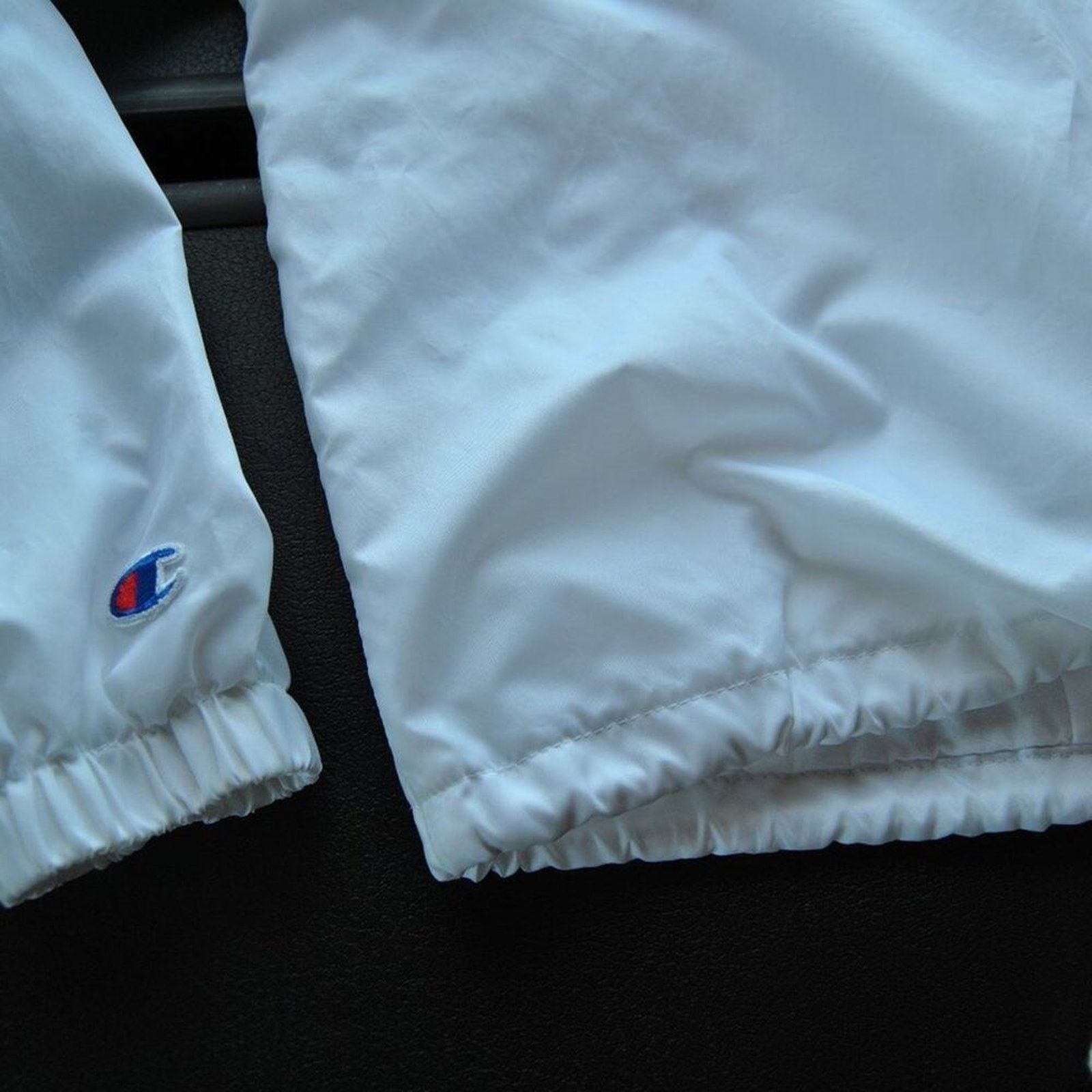 Champion Champion X-Small Button Up Rain Jacket White w/ Tie Waist Size XS / US 0-2 / IT 36-38 - 7 Thumbnail