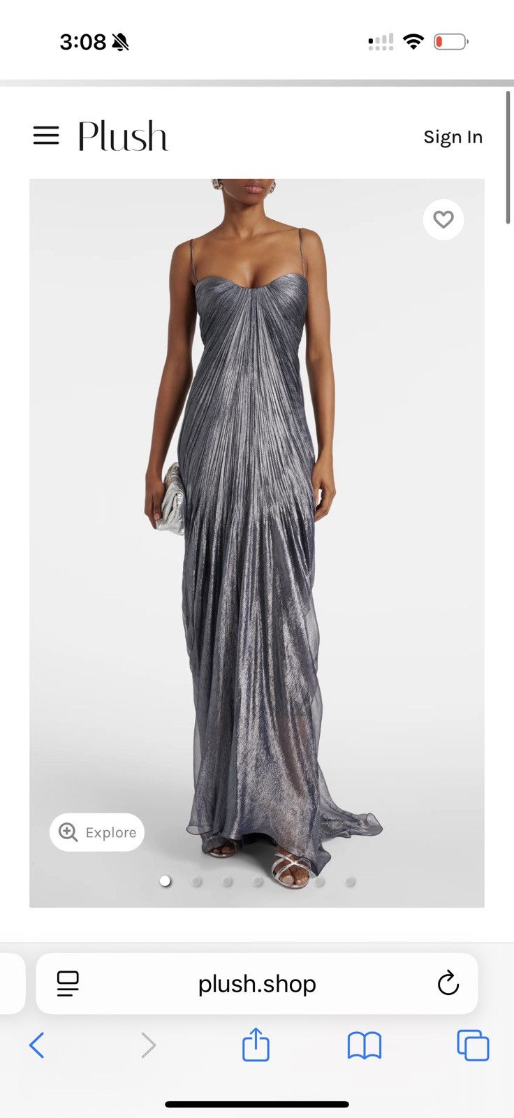 Other Maria Lucia Hohan Victoria gown in Nightfall Size XS / US 0-2 / IT 36-38 - 1 Thumbnail