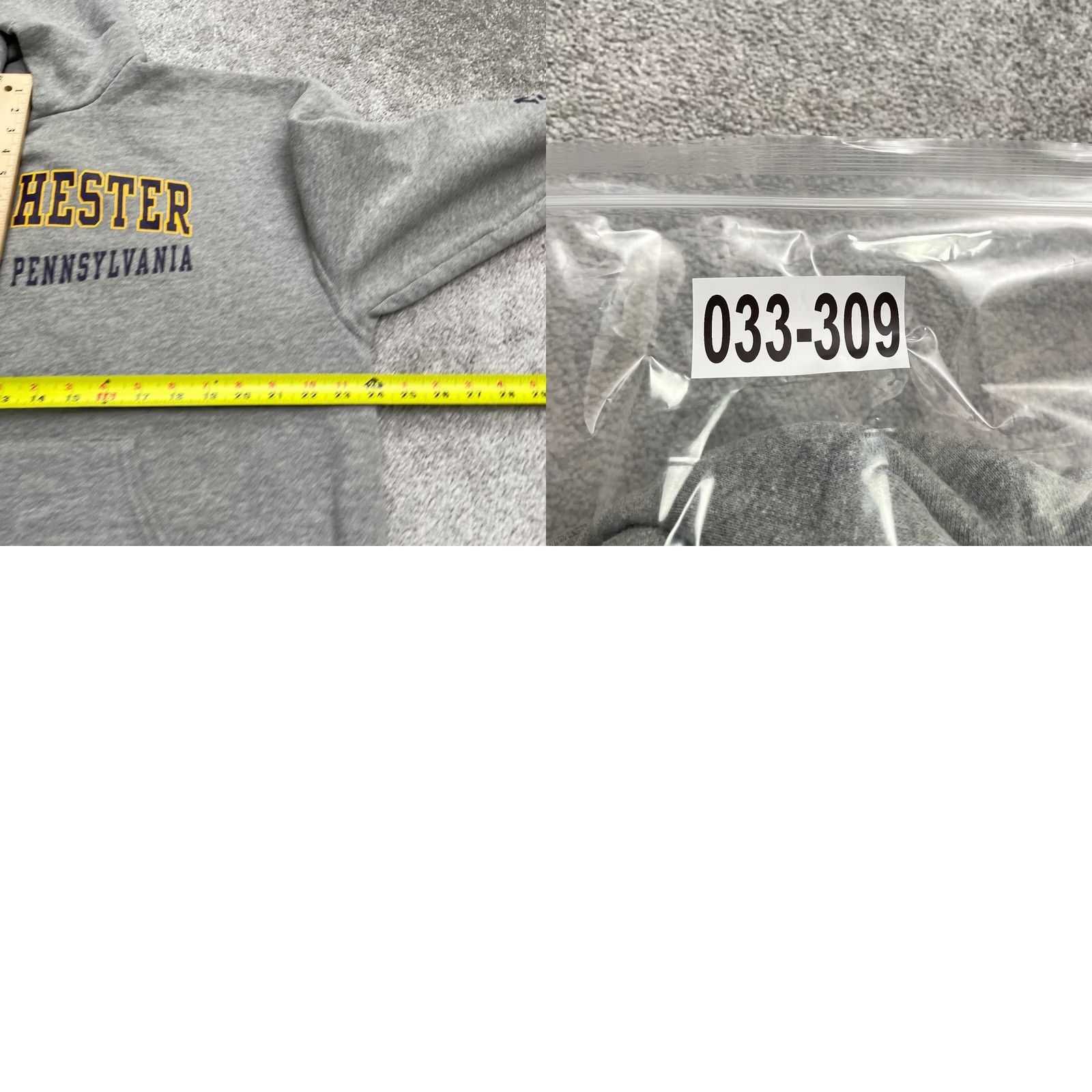 Russell Athletic VINTAGE Russell Athletic Hoodie Unisex Large Gray 90s Graphic Print Sweatshirt Size US L / EU 52-54 / 3 - 9 Thumbnail