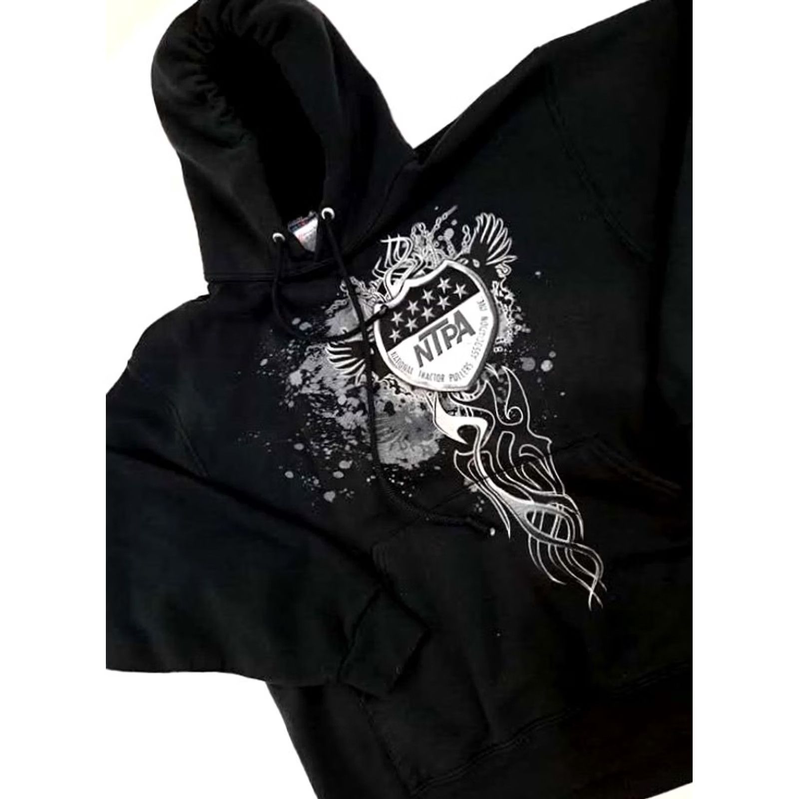 Jerzees Jerzees NTPA National Tractor Pullers Hooded Sweatshirt Medium Black Pullover Size US M / EU 48-50 / 2 - 3 Thumbnail
