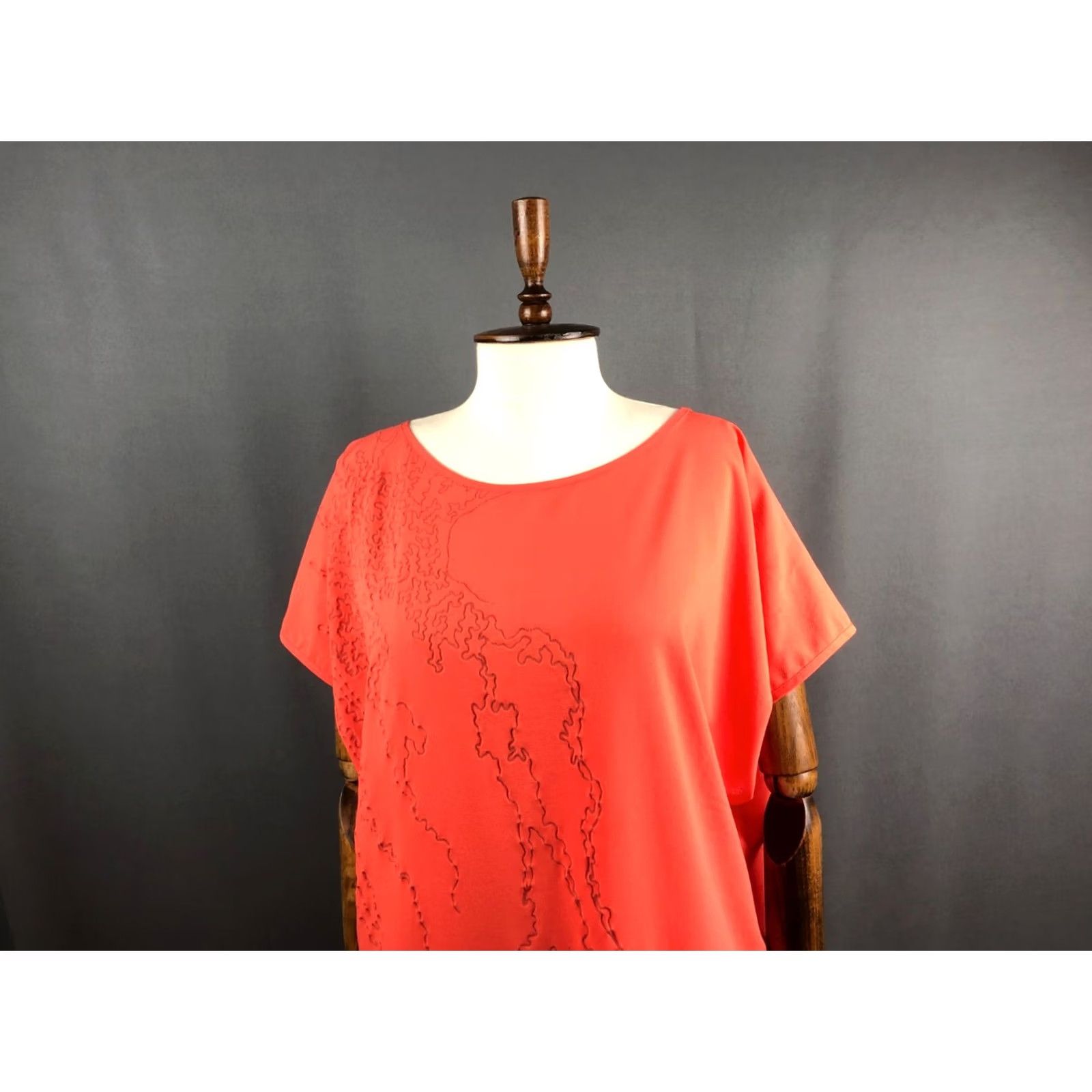 Cop Copine Cop-Copine Dress Orange Women L Polyester Size L / US 10 / IT 46 - 4 Thumbnail