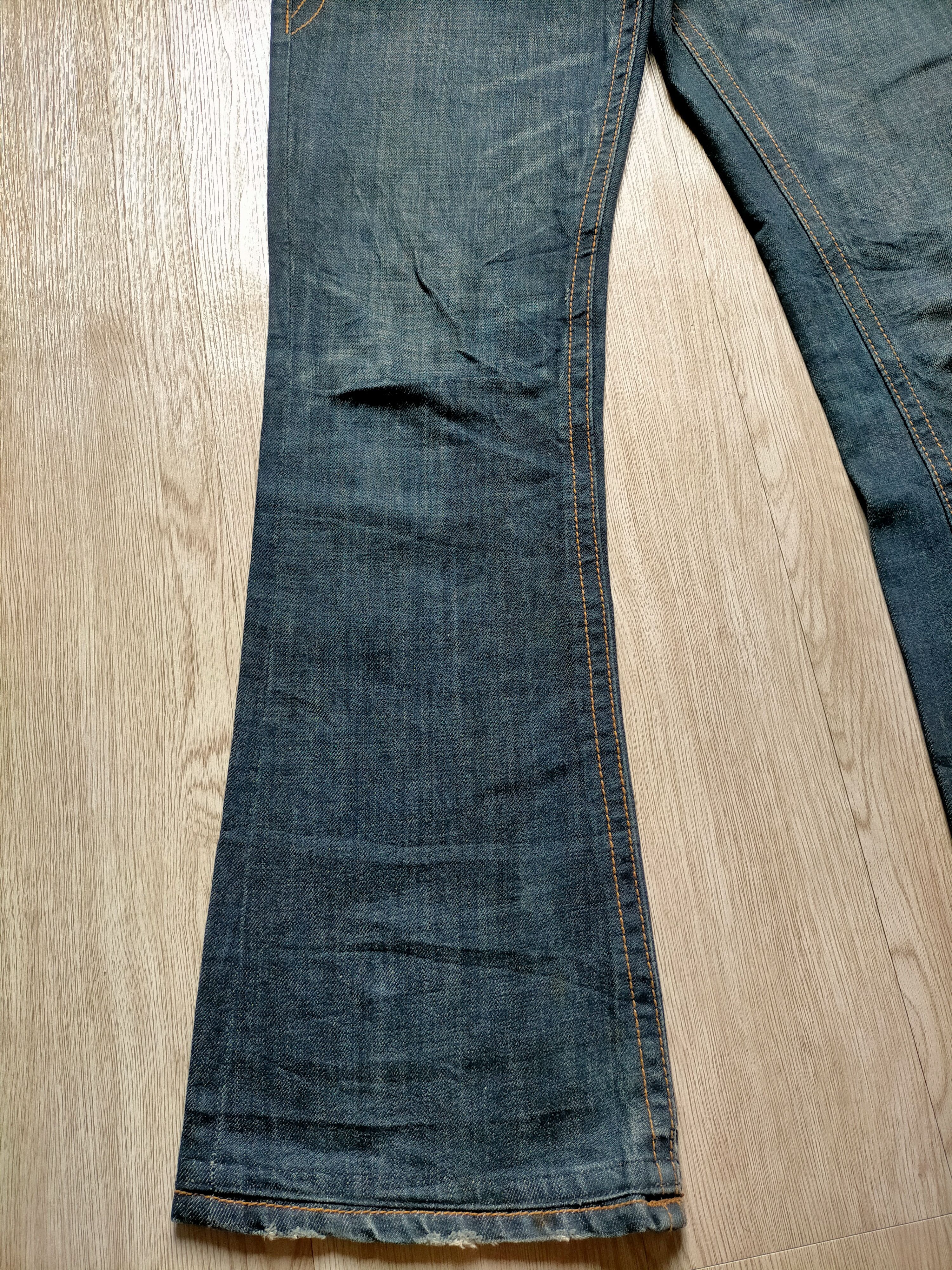 If Six Was Nine Ozz-First Pinball Japanese Flare Leather Cotton Boot cut Size US 30 / EU 46 - 13 Thumbnail
