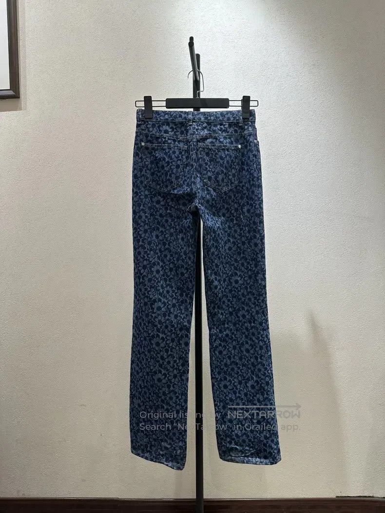 Chanel Chanel Camelia straight jeans Size 25" / US 0 / IT 36 - 2 Thumbnail