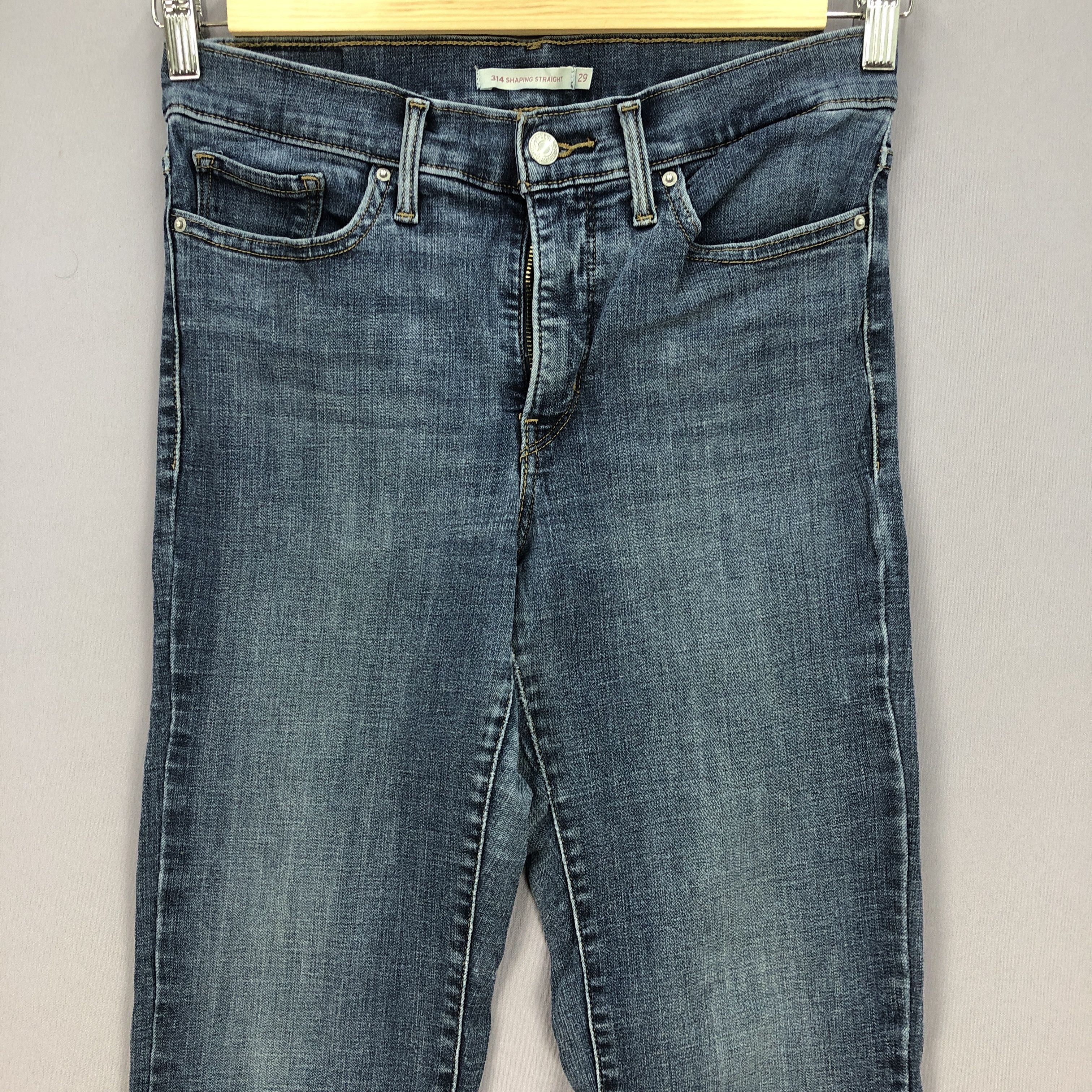 Levi's Vintage Y2K Levis Faded Jeans Levi's 314 Light Wash Denim Size 28" / US 6 / IT 42 - 3 Thumbnail
