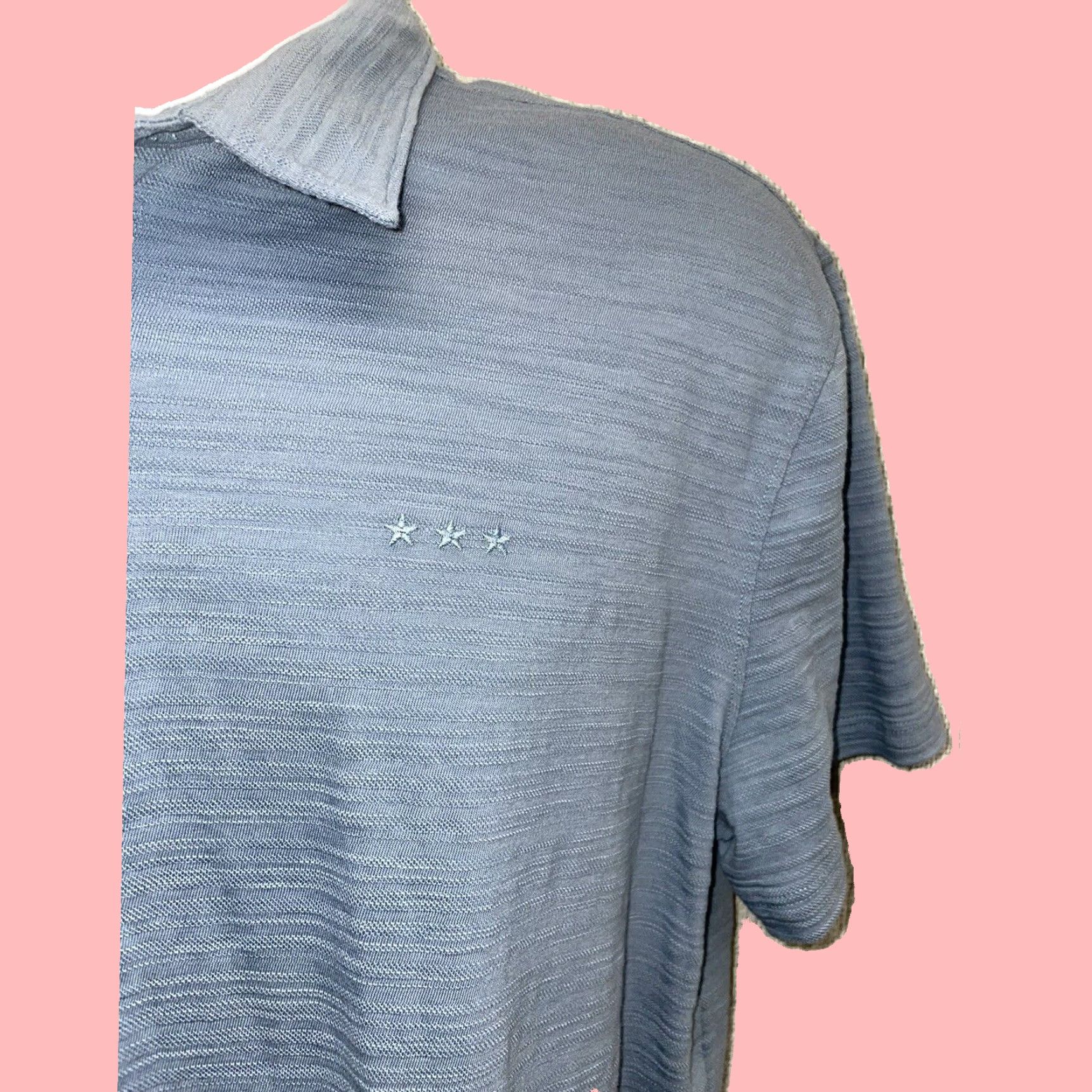 John Varvatos John Varvatos Golf Polo Mens XL Blue USA Size US XL / EU 56 / 4 - 3 Thumbnail