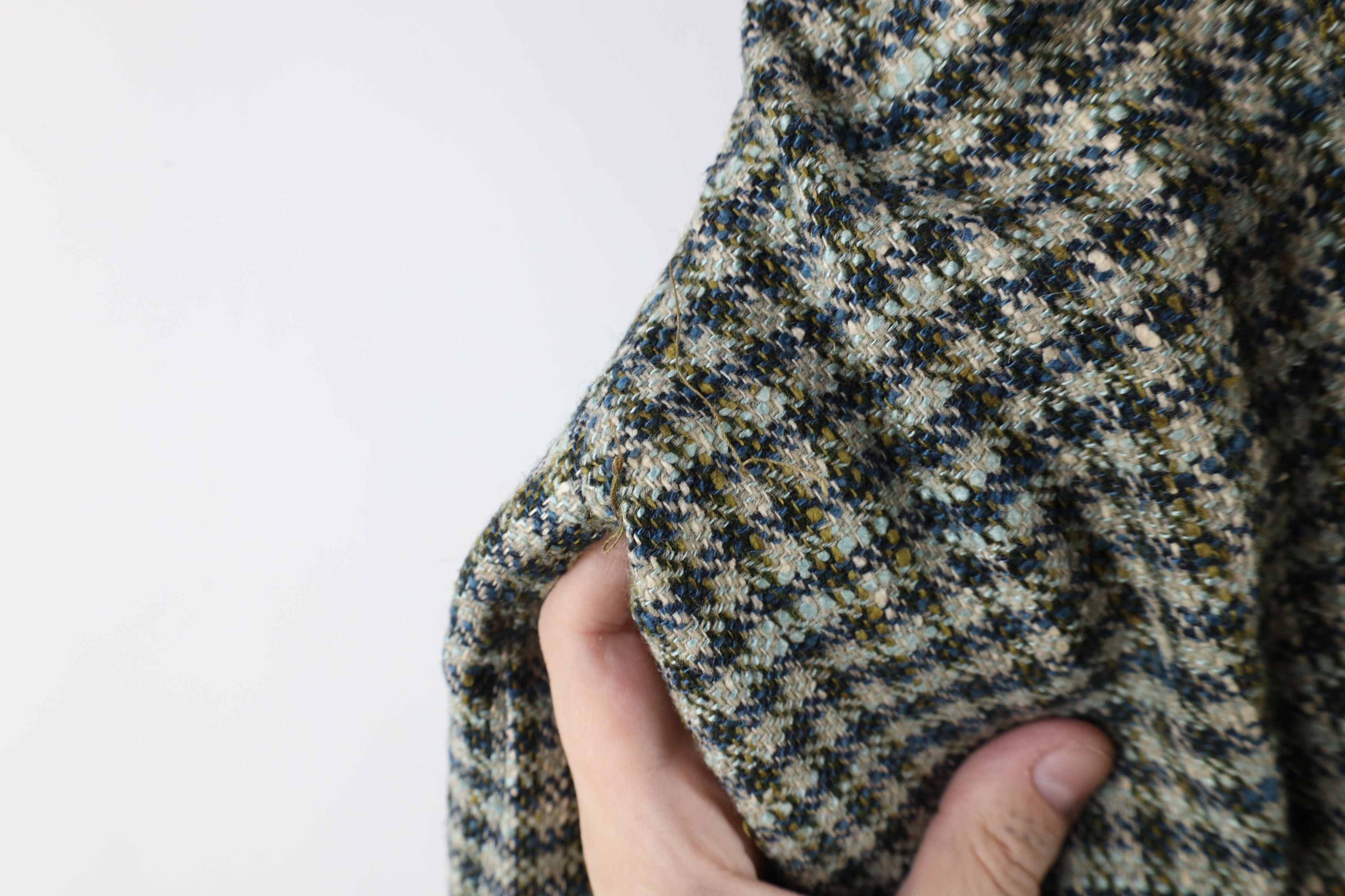 Vintage Vintage 50s Rockabilly Wool Tweed Blazer Jacket USA Size L / US 10 / IT 46 - 3 Thumbnail