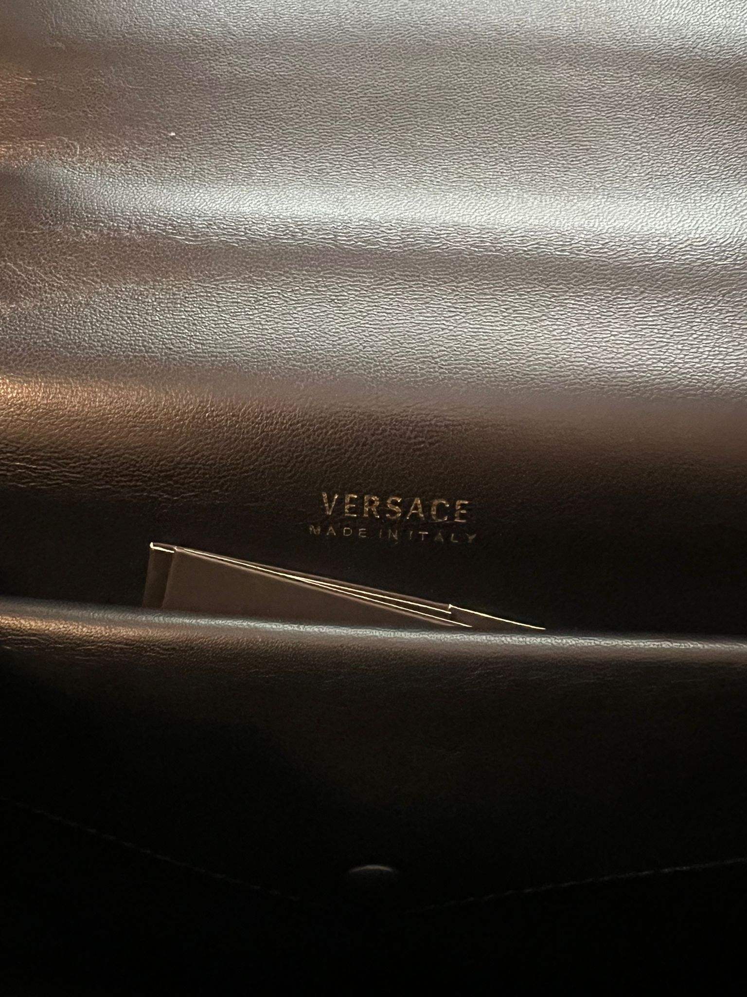 Versace Versace Virtus shoulder bag in military green python Size ONE SIZE - 8 Thumbnail