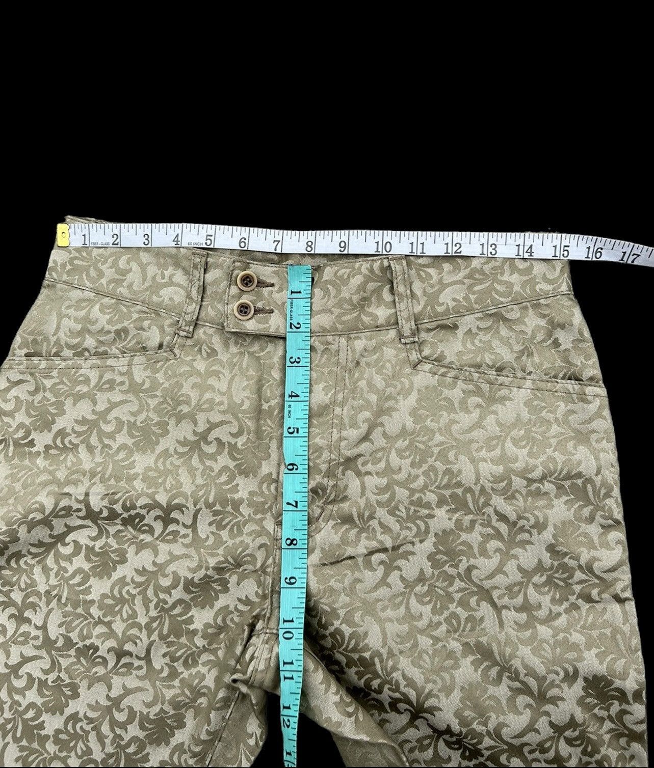Morgan Homme Vintage Men’s Morgan Homme Japan Jacquard Gold Flare Pant Size US 30 / EU 46 - 3 Thumbnail