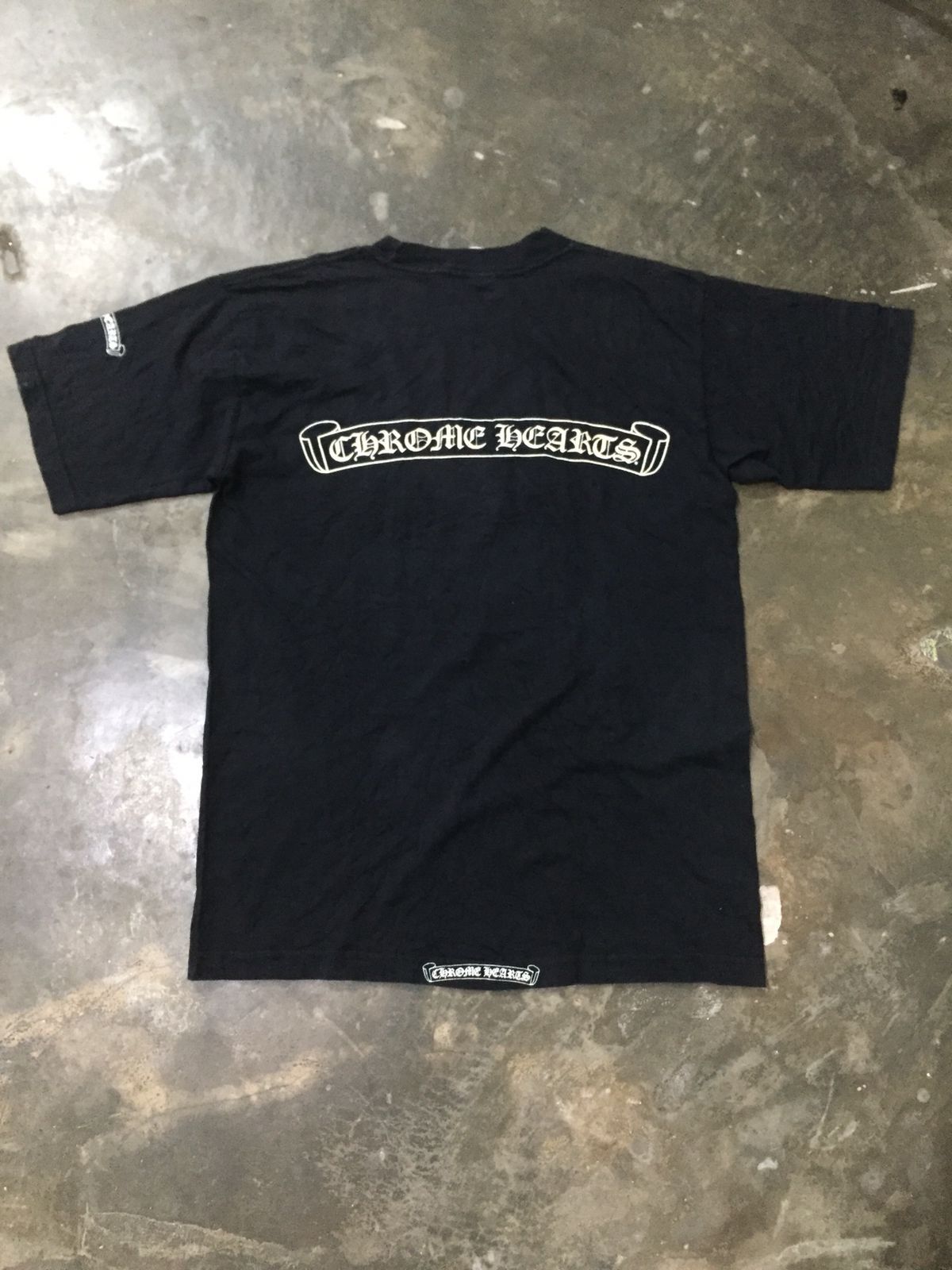 Vintage vintage chrome hearts scroll tshirt | Grailed