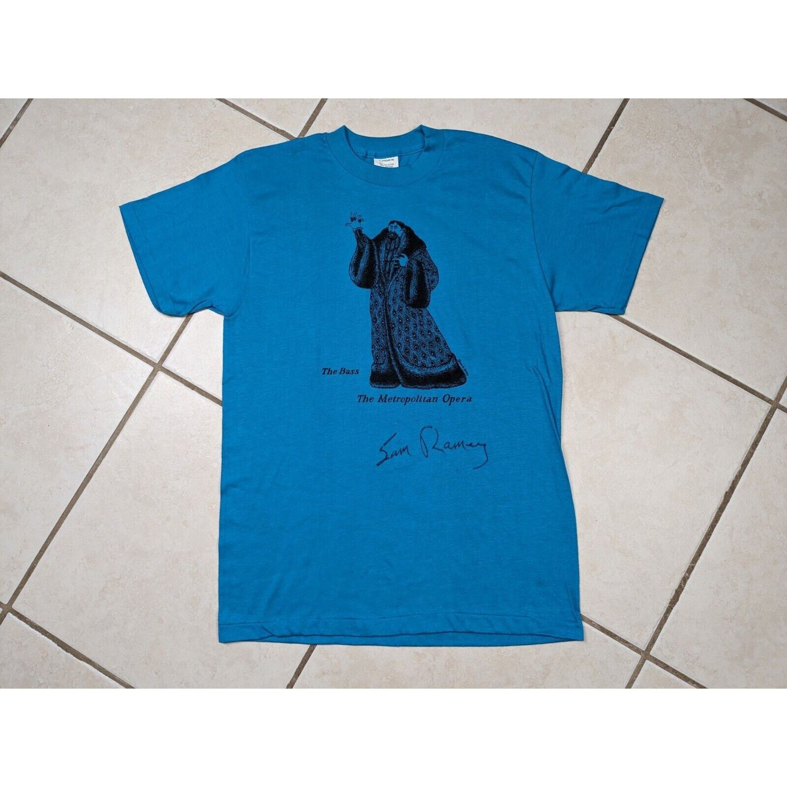 Other Edward Gorey New York Met Opera T Shirt SAMUEL RAMEY SIGNED Size US XL / EU 56 / 4 - 1 Thumbnail