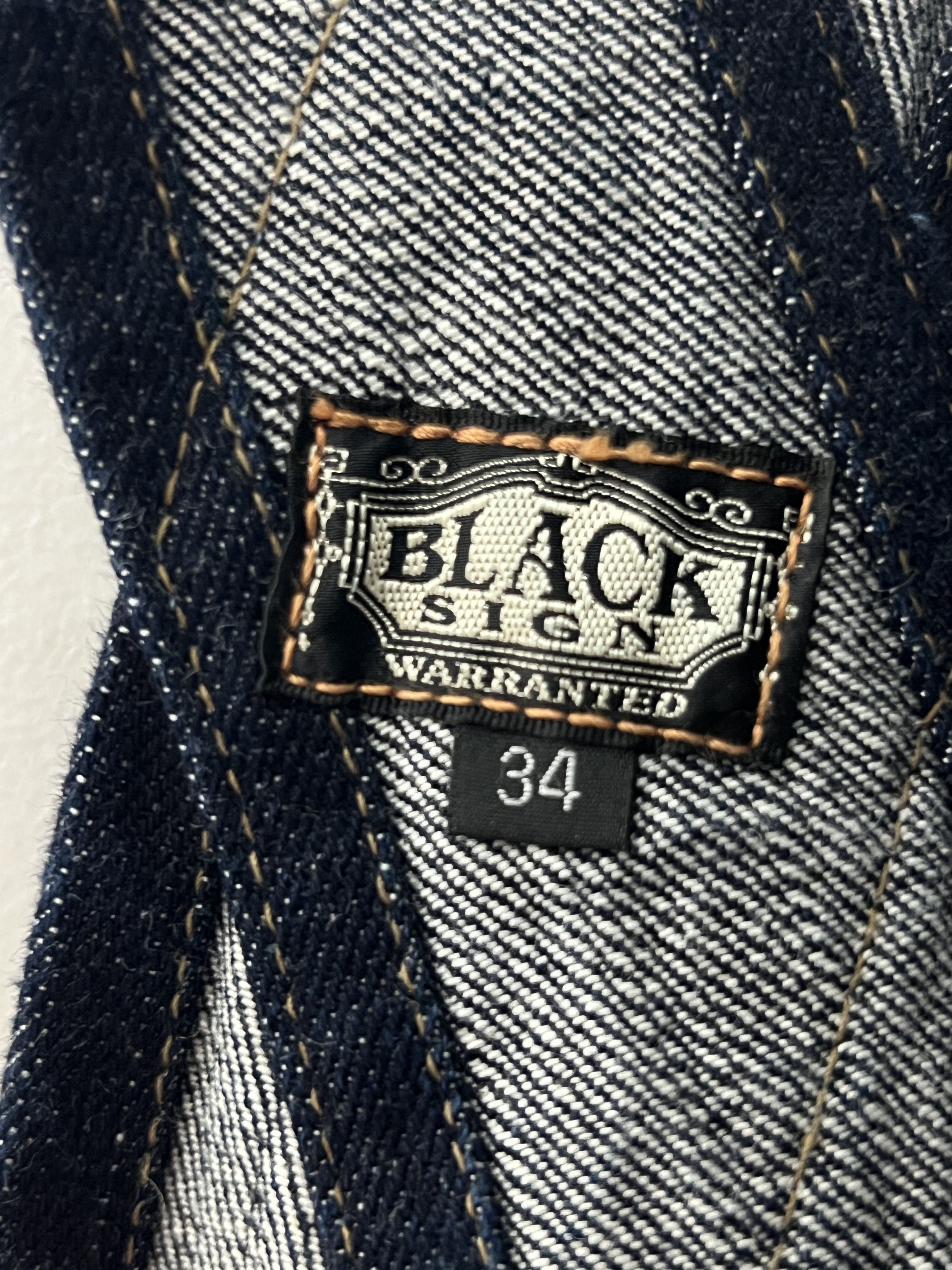 BLACK SIGN Denim Delta Apron Overalls. Size US 34 / EU 50 - 7 Thumbnail