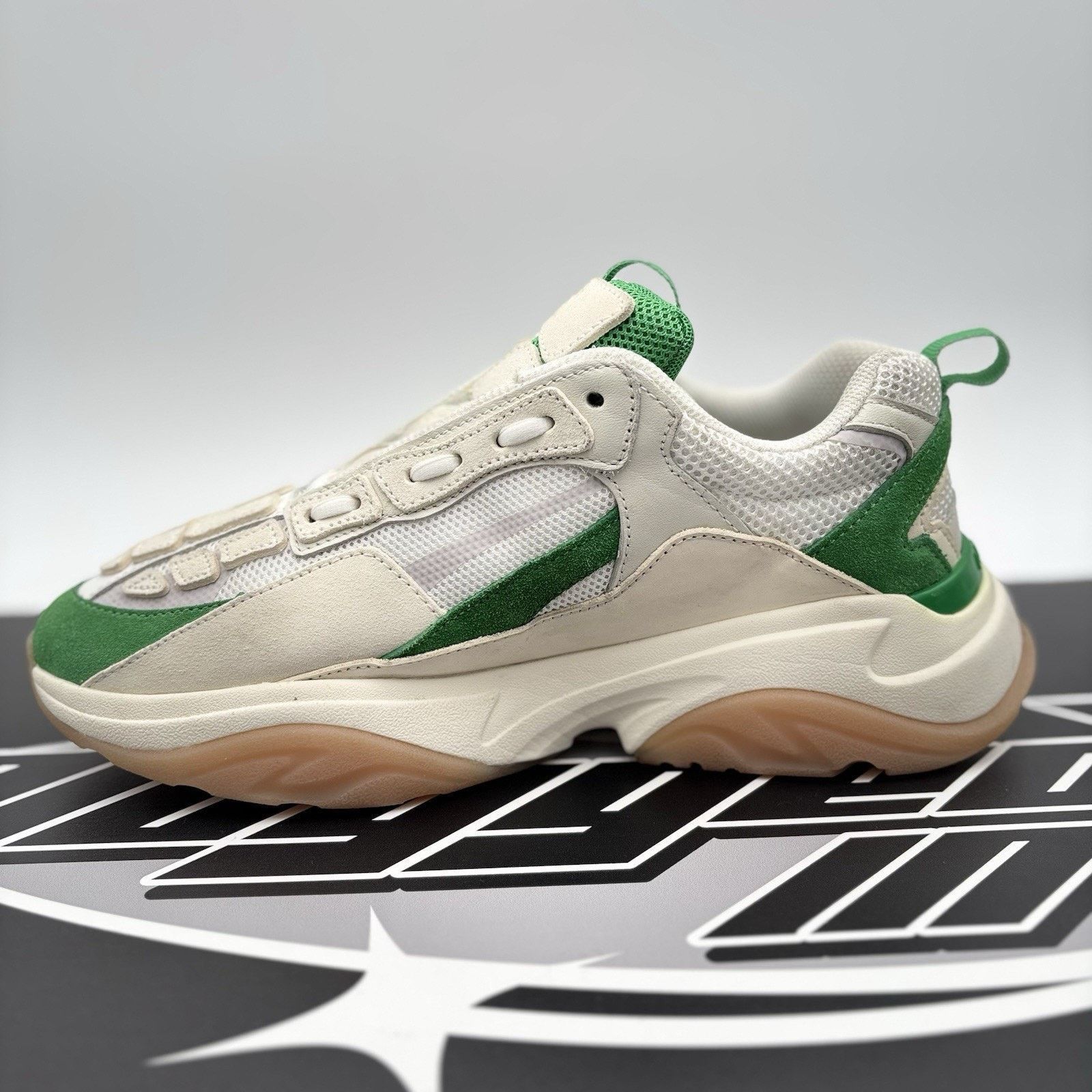 Amiri Amiri Bone Runner ' Tennis Green ' | EXCELLENT! Size US 10 / EU 43 - 4 Thumbnail